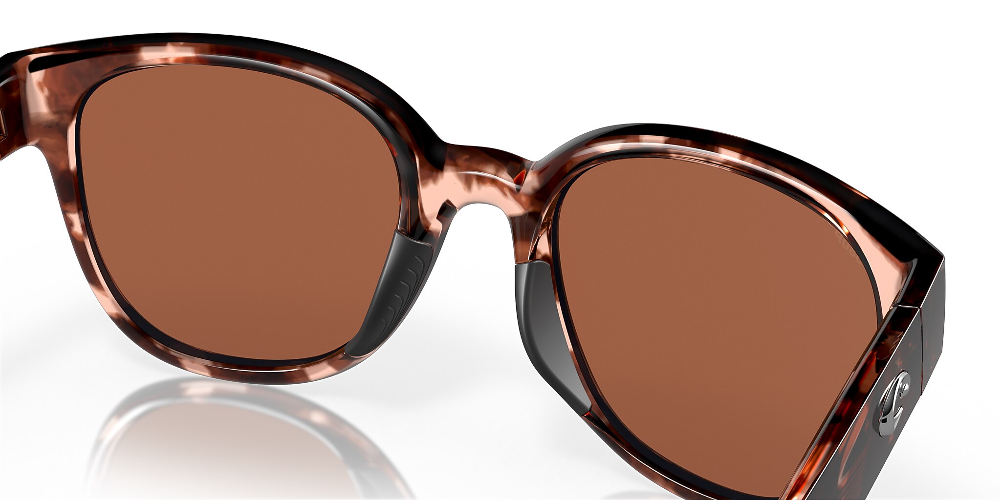 Costa Salina XL (53-20) with Copper Silver Mirror lenses and Coral