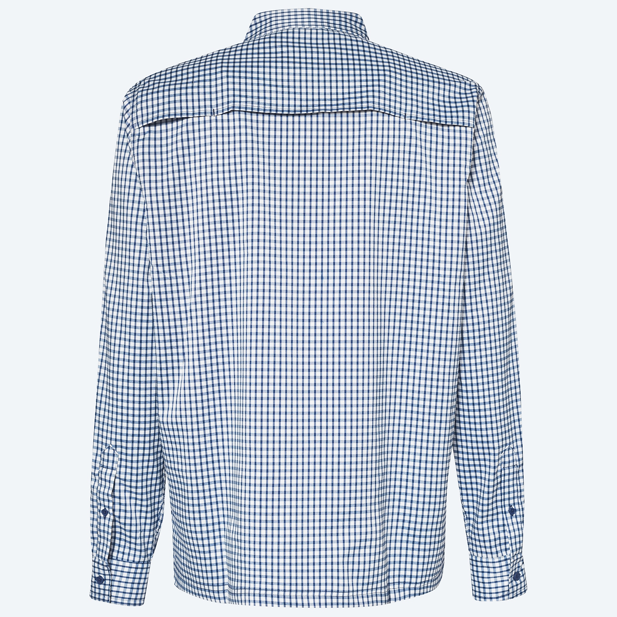Apparel Navy Costa Angler Tech Button Down Plaid Image 2 of 2 Apparel Navy Costa Angler Tech Button Down Plaid Image 2 of 2