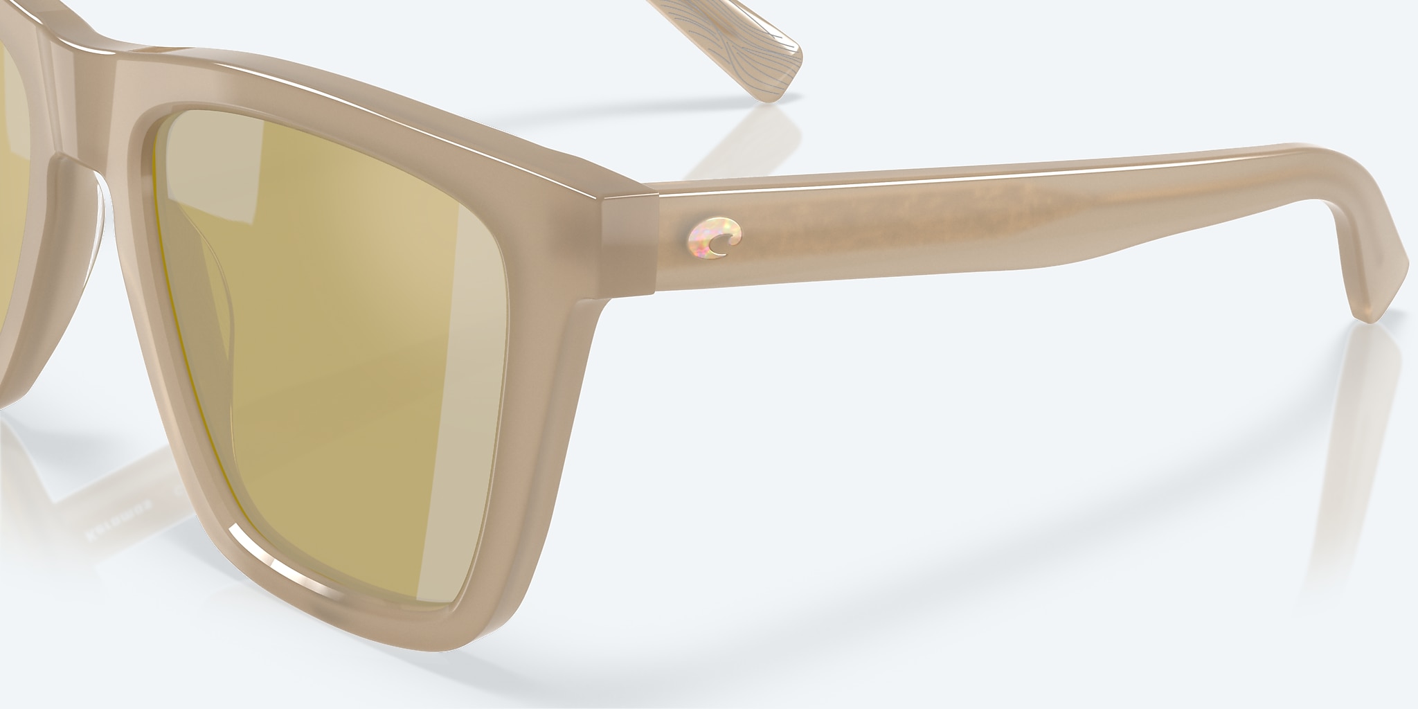 Sunglasses Costa Keramas L (54-19) with Sunrise Silver Mirror lens and Sea Foam frame Image 6 of 7 Sunglasses Costa Keramas L (54-19) with Sunrise Silver Mirror lens and Sea Foam frame Image 6 of 7