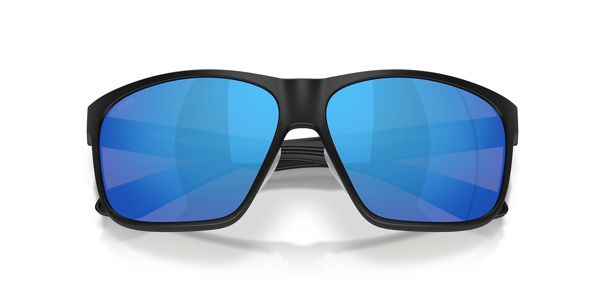 Costa Trades M (60-13) with Blue Mirror lenses and Matte Black
