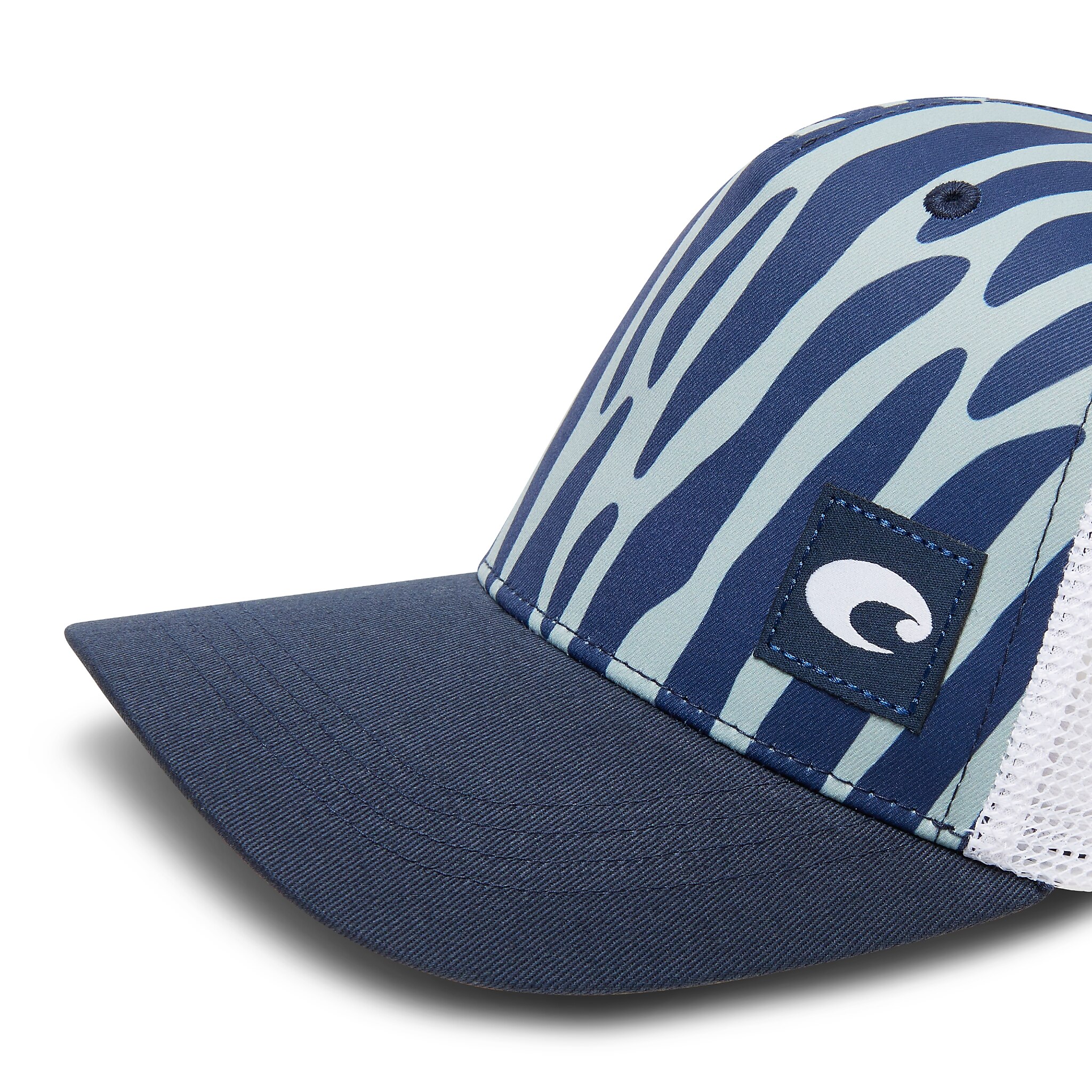 Tiger Shark Print Costa New Fish Skins Trucker | Costa Del Mar®