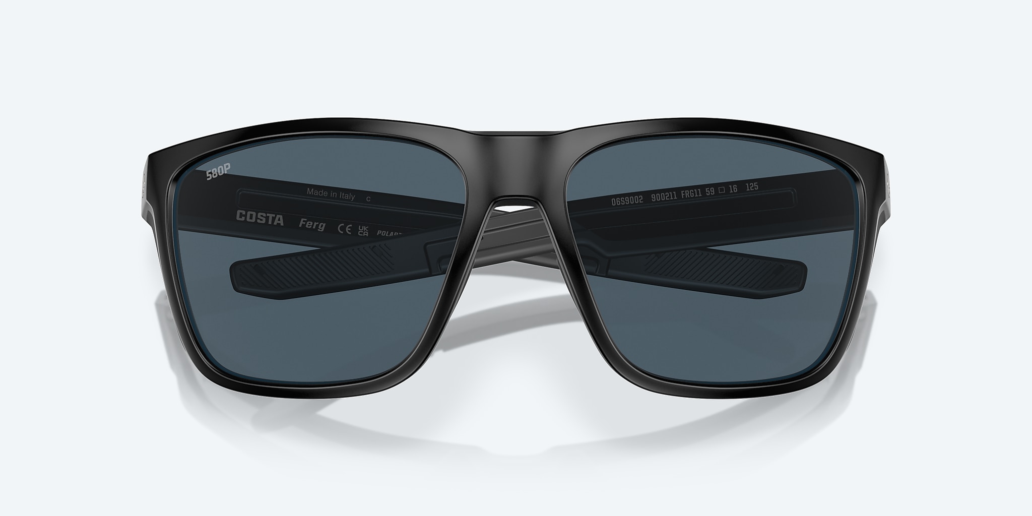 Sunglasses Costa Ferg L (59-16) with Gray lens and Matte Black frame Image 5 of 7 Sunglasses Costa Ferg L (59-16) with Gray lens and Matte Black frame Image 5 of 7