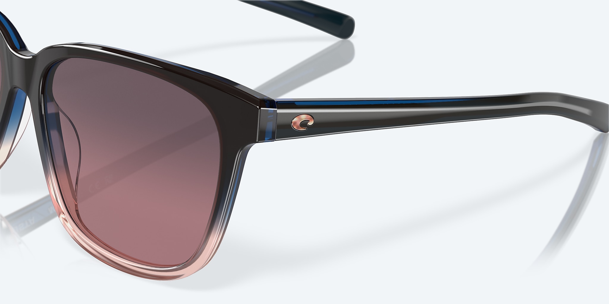 Sunglasses Costa May M (57-15) with Rose Gradient lens and Pink Sand frame Image 6 of 7 Sunglasses Costa May M (57-15) with Rose Gradient lens and Pink Sand frame Image 6 of 7