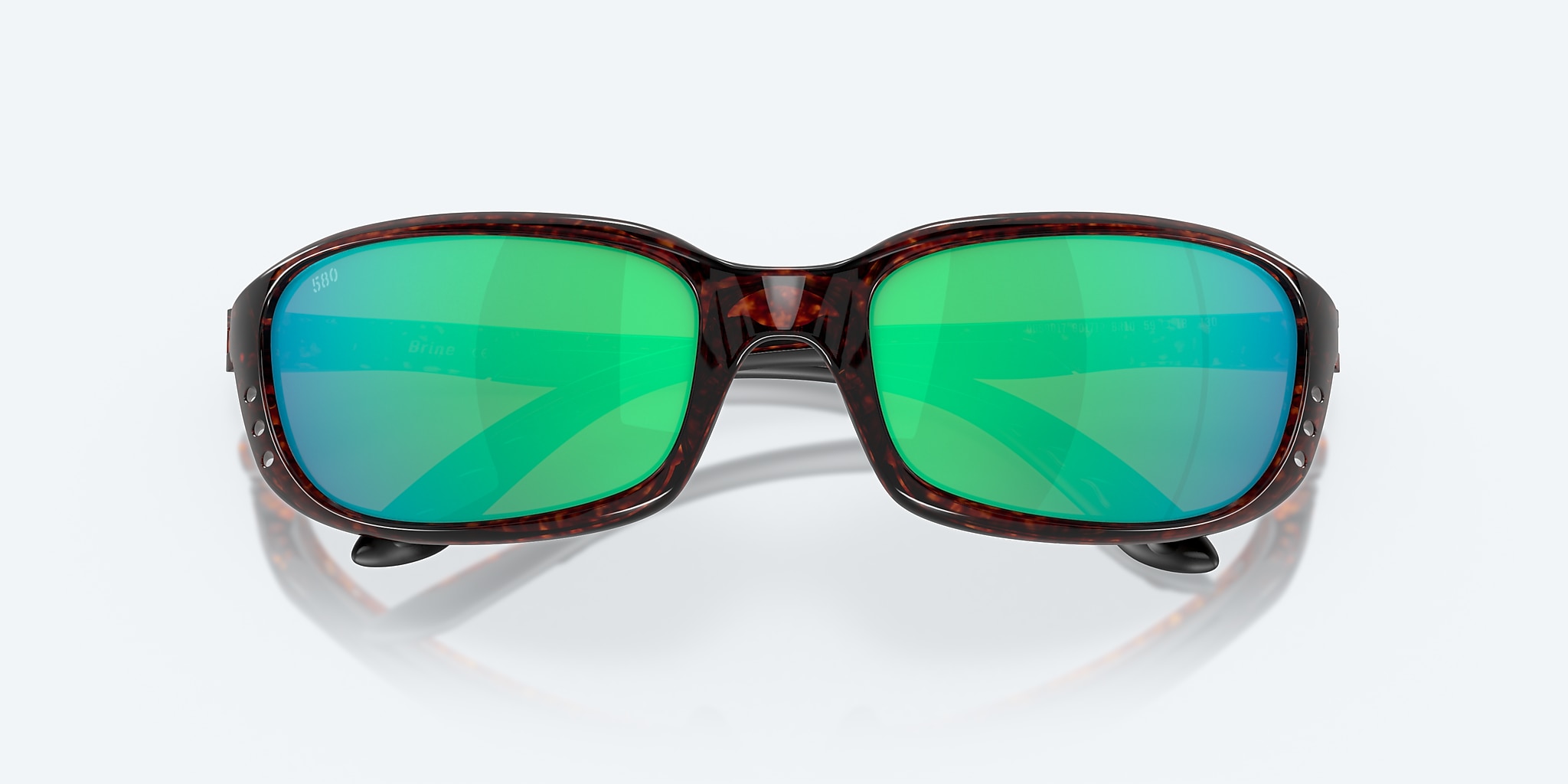 Sunglasses Costa Brine S (59-18) with Green Mirror lens and Tortoise frame Image 5 of 7 Sunglasses Costa Brine S (59-18) with Green Mirror lens and Tortoise frame Image 5 of 7