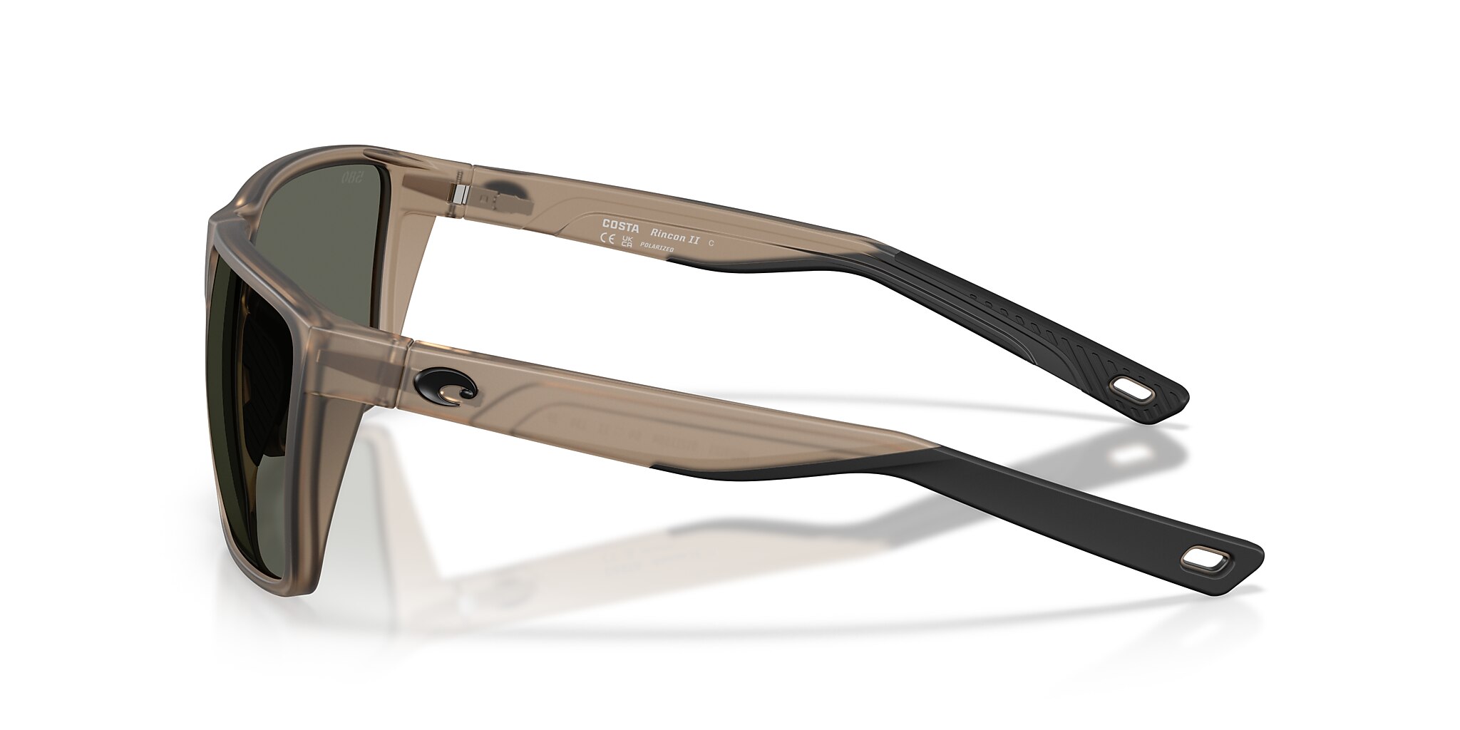 Costa Rincon II XL (64-11) with Gray lenses and Matte Brown Smoke