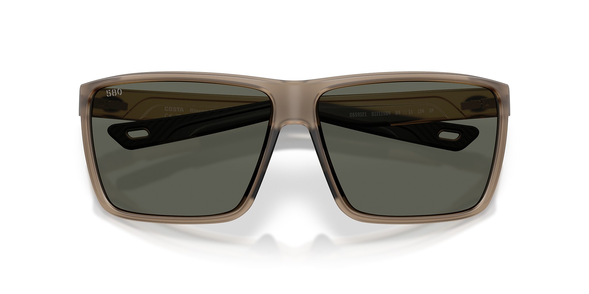Costa Rincon II XL (64-11) with Gray lenses and Matte Brown Smoke