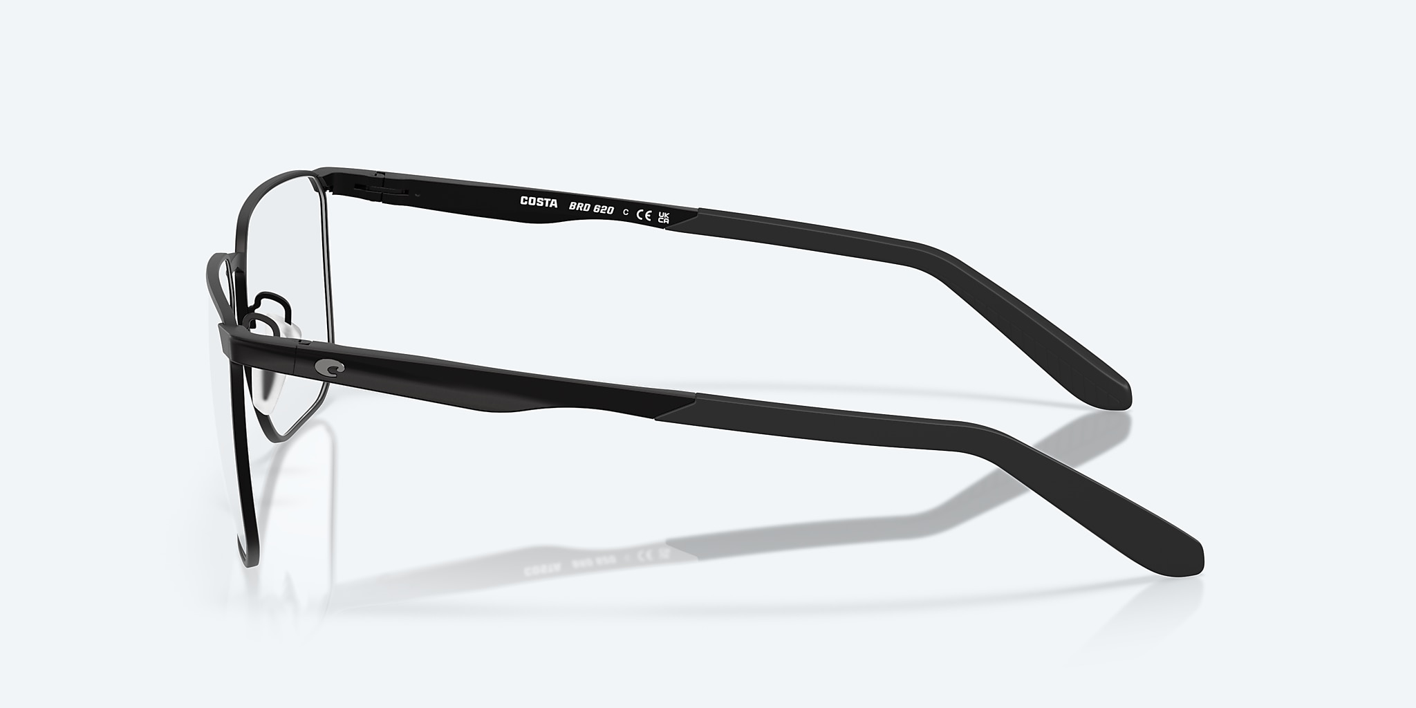 Eyeglasses Costa Bimini Road 620 M (55-16) with DEMO LENS lens and Matte Black frame Image 3 of 7 Eyeglasses Costa Bimini Road 620 M (55-16) with DEMO LENS lens and Matte Black frame Image 3 of 7