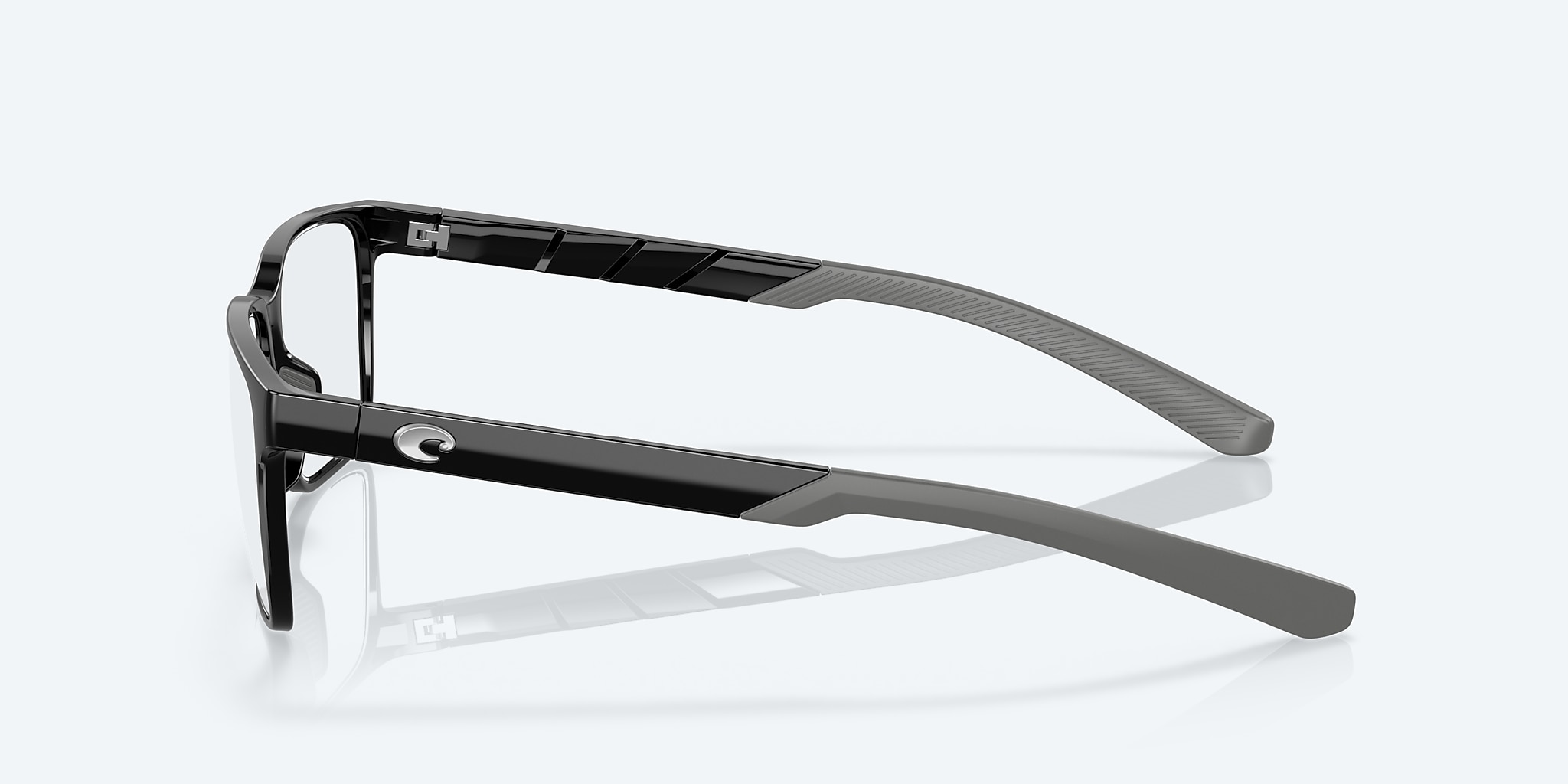 Eyeglasses Costa Ocean Ridge 710 XL (56-16) with DEMO LENS lens and Black frame Image 3 of 7 Eyeglasses Costa Ocean Ridge 710 XL (56-16) with DEMO LENS lens and Black frame Image 3 of 7