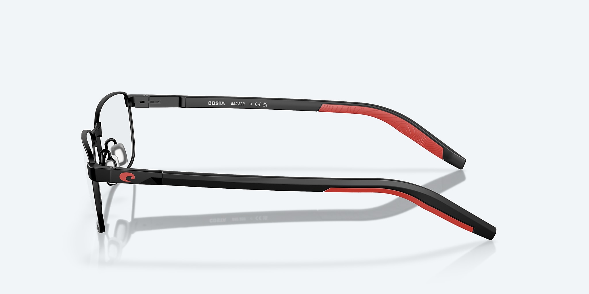 Eyeglasses Costa Bimini Road 320 L (55-17) with Demo Lens lens and Matte Black frame Image 3 of 7 Eyeglasses Costa Bimini Road 320 L (55-17) with Demo Lens lens and Matte Black frame Image 3 of 7