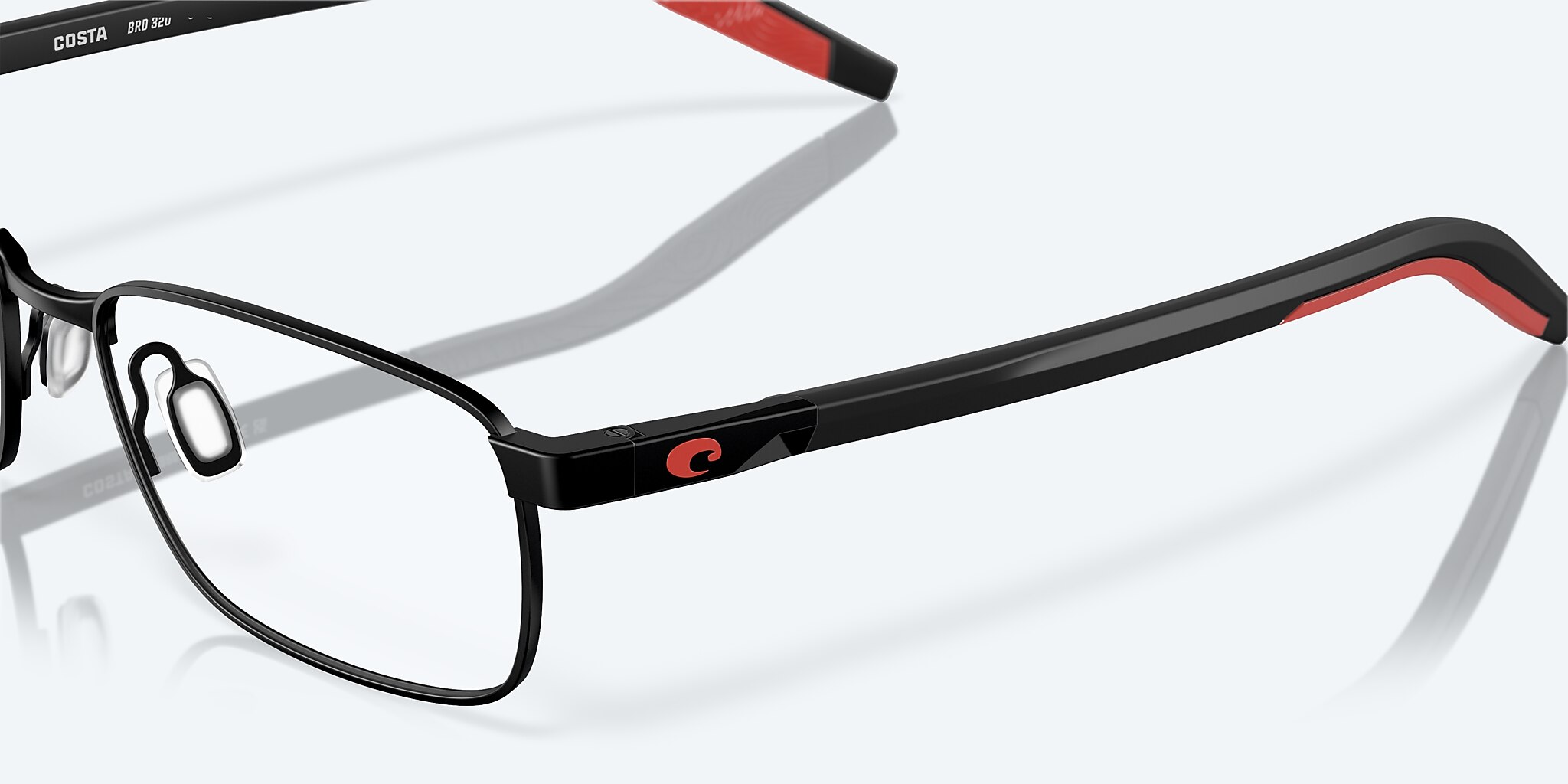 Eyeglasses Costa Bimini Road 320 L (55-17) with Demo Lens lens and Matte Black frame Image 6 of 7 Eyeglasses Costa Bimini Road 320 L (55-17) with Demo Lens lens and Matte Black frame Image 6 of 7