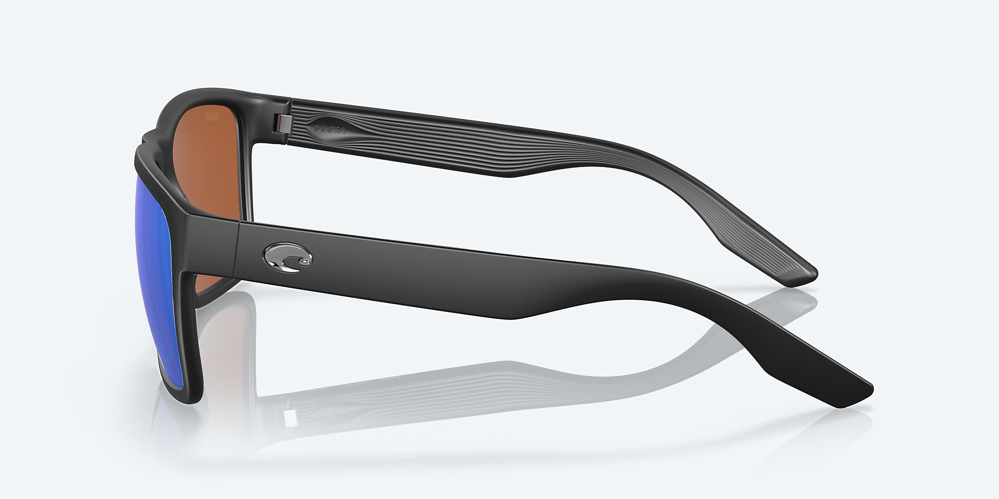 Sunglasses Costa Paunch XL XXL (59-18) with Green Mirror lens and Matte Black frame Image 3 of 7 Sunglasses Costa Paunch XL XXL (59-18) with Green Mirror lens and Matte Black frame Image 3 of 7