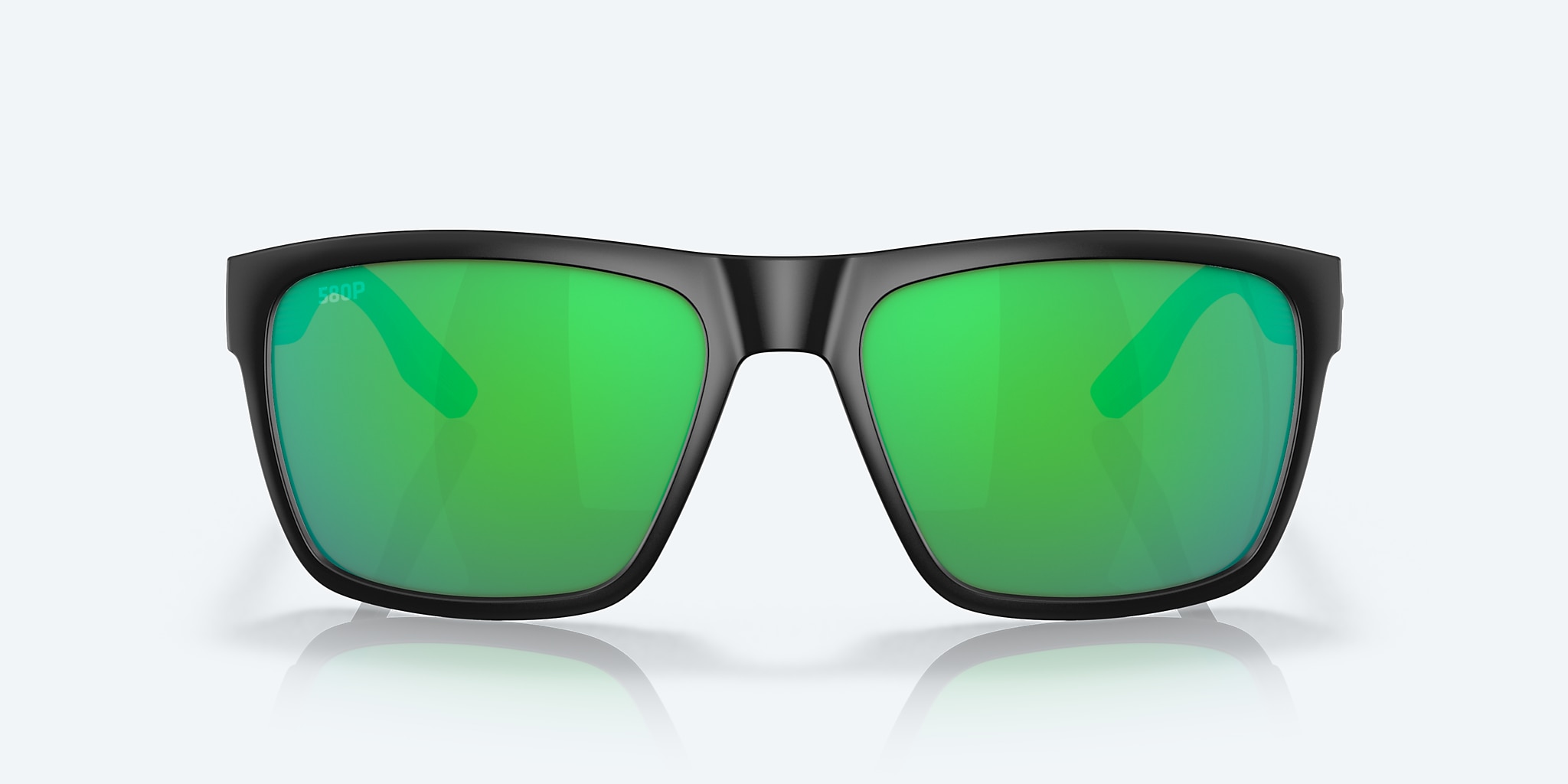 Sunglasses Costa Paunch XL XXL (59-18) with Green Mirror lens and Matte Black frame Image 2 of 7 Sunglasses Costa Paunch XL XXL (59-18) with Green Mirror lens and Matte Black frame Image 2 of 7