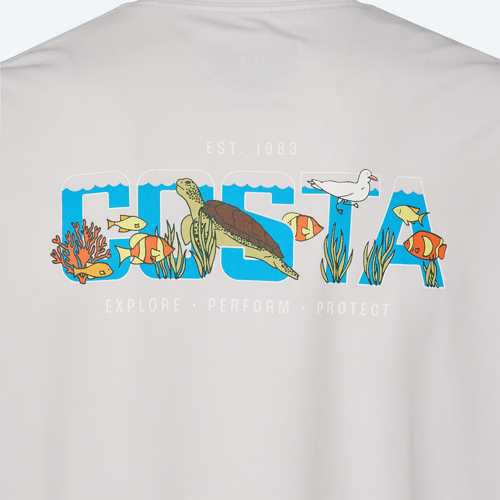 Apparel Gris nacré Costa Wordmark Ocean Image 3 de 3
