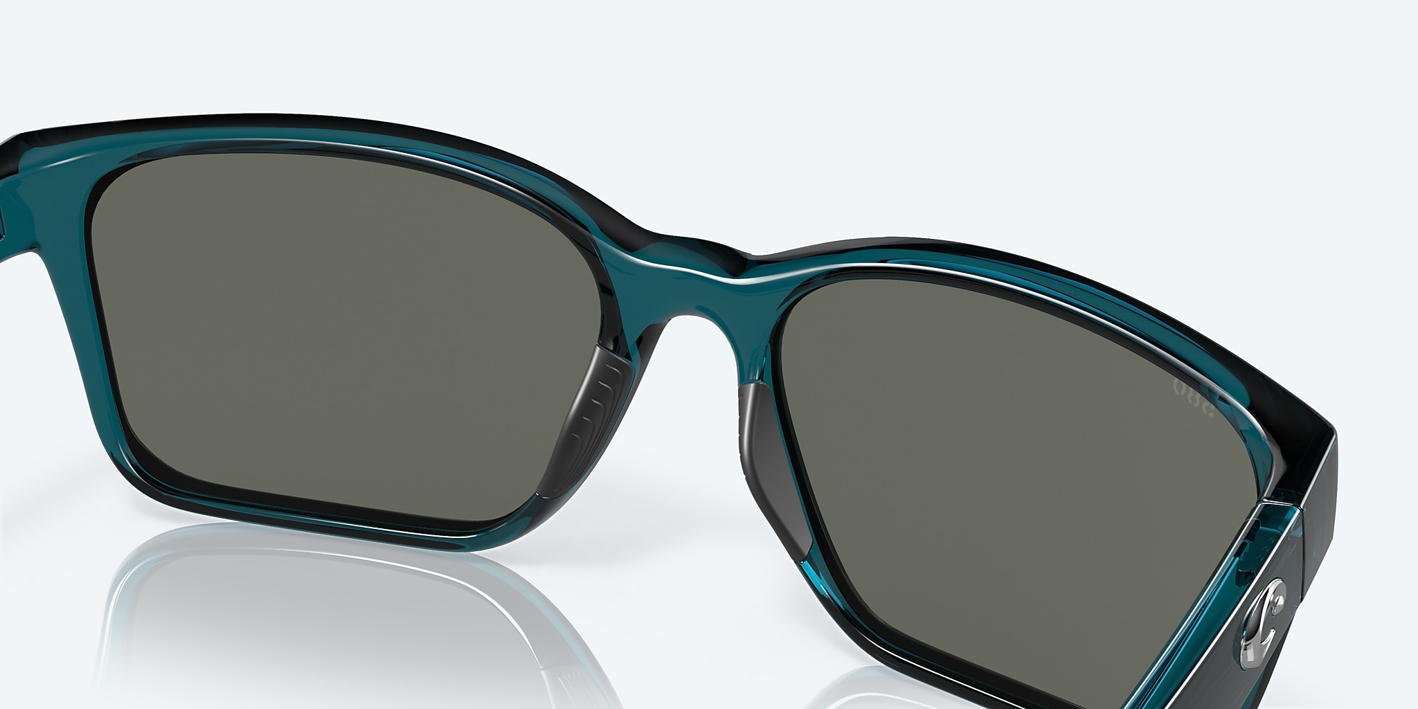 Sunglasses Costa Palmas XL (57-17) with Gray lens and Teal frame Image 7 of 7 Sunglasses Costa Palmas XL (57-17) with Gray lens and Teal frame Image 7 of 7