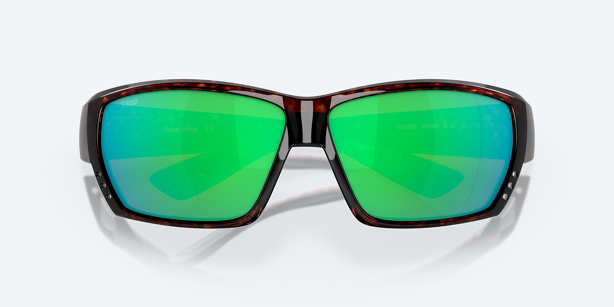 Sunglasses Costa Tuna Alley XL (62-11) with Green Mirror lens and Tortoise frame Image 5 of 7 Sunglasses Costa Tuna Alley XL (62-11) with Green Mirror lens and Tortoise frame Image 5 of 7