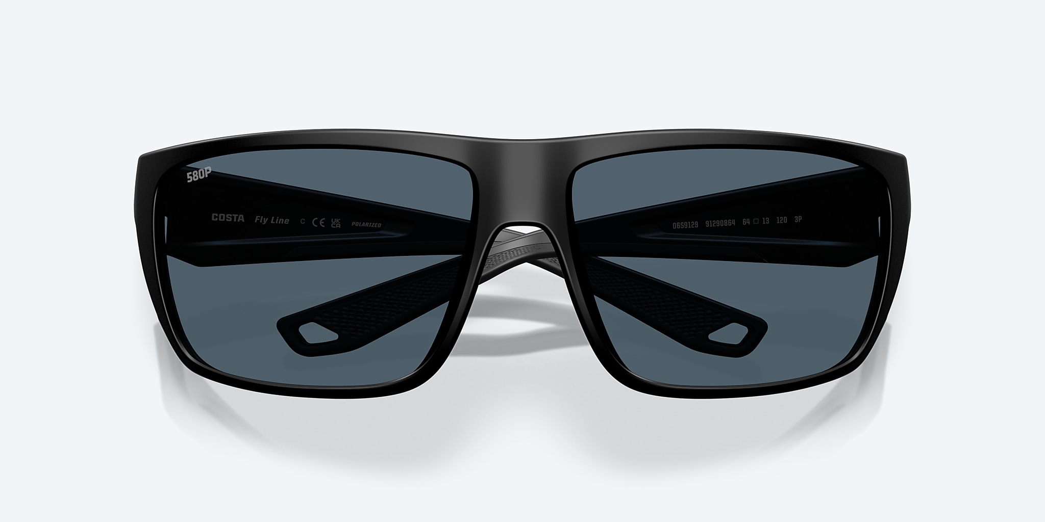 Sunglasses Costa Fly Line L (64-13) with Gray lens and Matte Black frame Image 5 of 7 Sunglasses Costa Fly Line L (64-13) with Gray lens and Matte Black frame Image 5 of 7