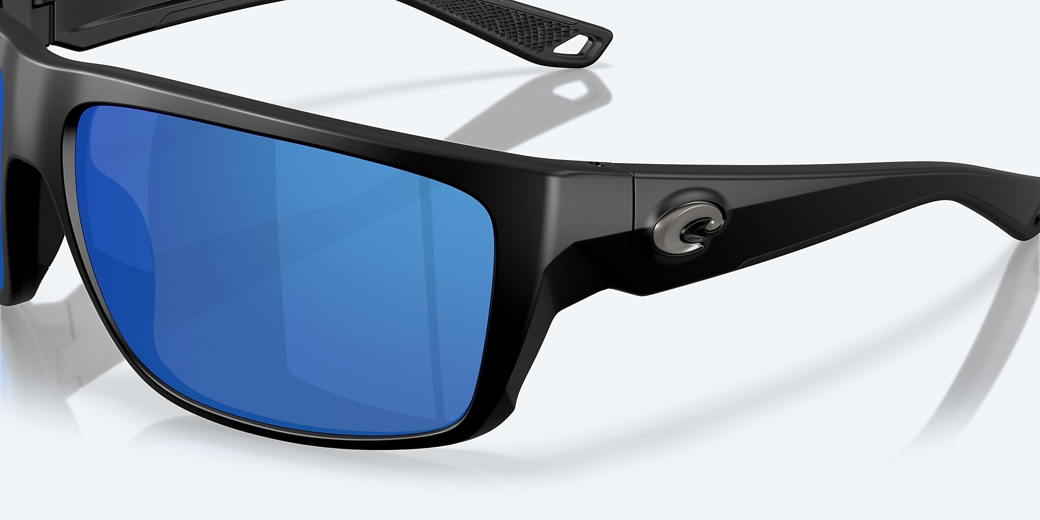 Sunglasses Costa Fly Line L (64-13) with Blue Mirror lens and Matte Black frame Image 6 of 7 Sunglasses Costa Fly Line L (64-13) with Blue Mirror lens and Matte Black frame Image 6 of 7