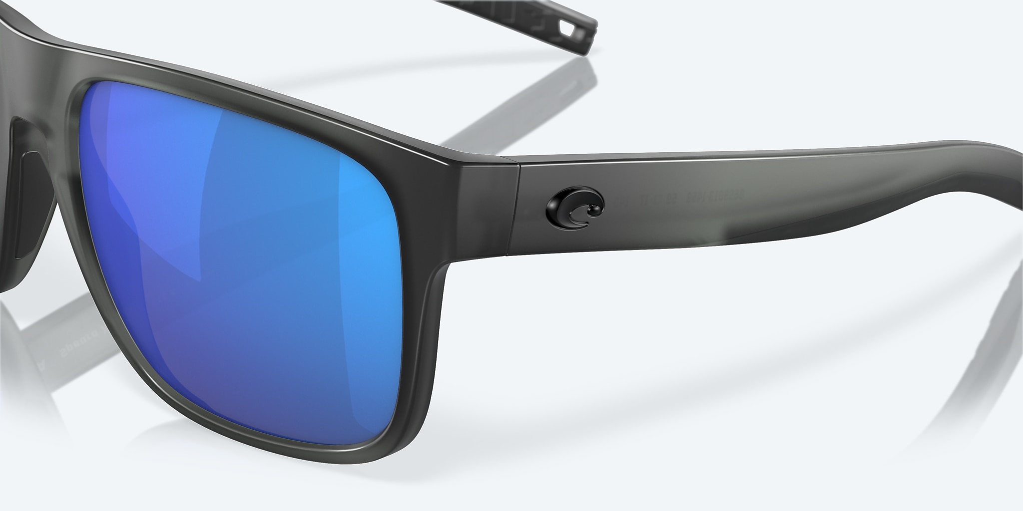 Sunglasses Costa Spearo XL XXL (59-17) with Blue Mirror lens and Matte Smoke Crystal frame Image 6 of 7 Sunglasses Costa Spearo XL XXL (59-17) with Blue Mirror lens and Matte Smoke Crystal frame Image 6 of 7