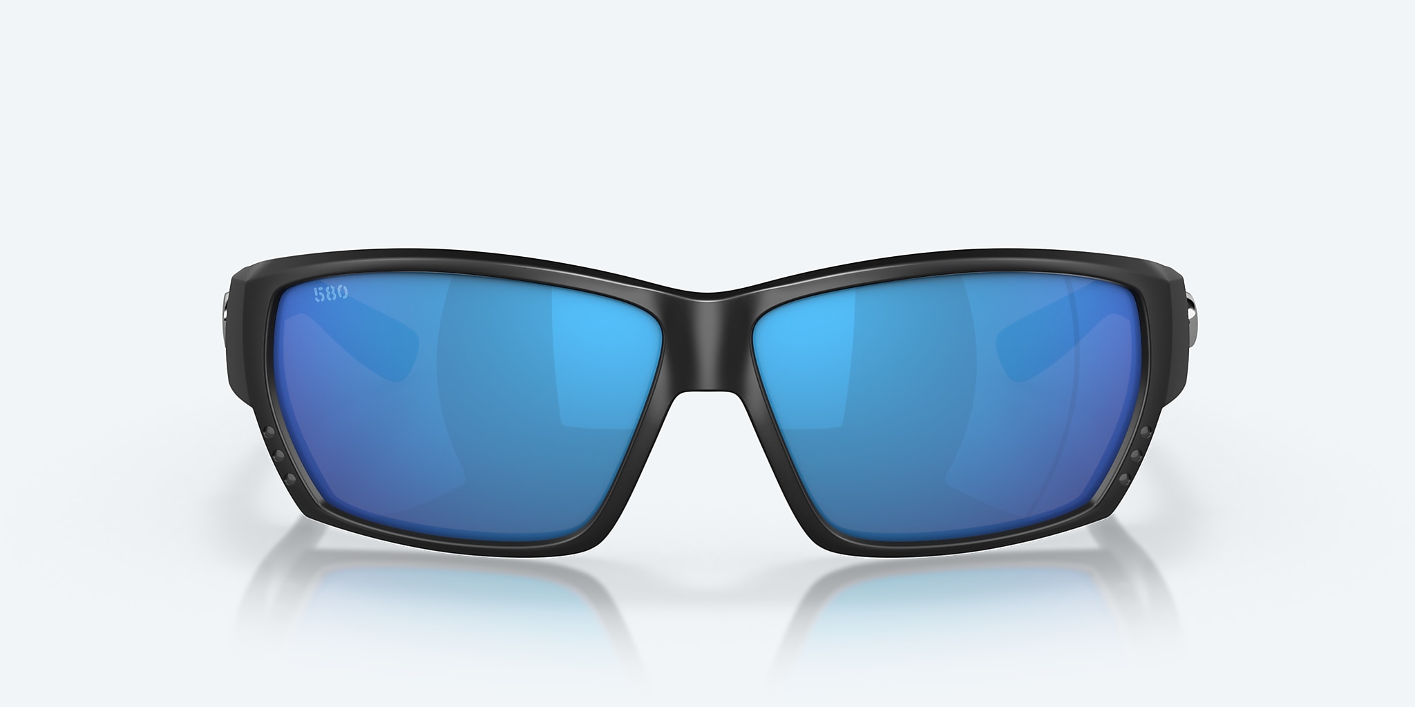 Sunglasses Costa Tuna Alley XL (62-11) with Blue Mirror lens and Matte Black frame Image 2 of 7 Sunglasses Costa Tuna Alley XL (62-11) with Blue Mirror lens and Matte Black frame Image 2 of 7