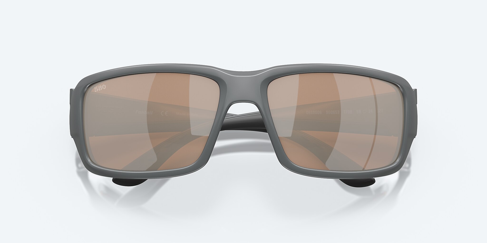 Lunettes de soleil Costa Fantail M (59-14) avec Cuivre argenté verre et Gris mat monture Image 5 de 7