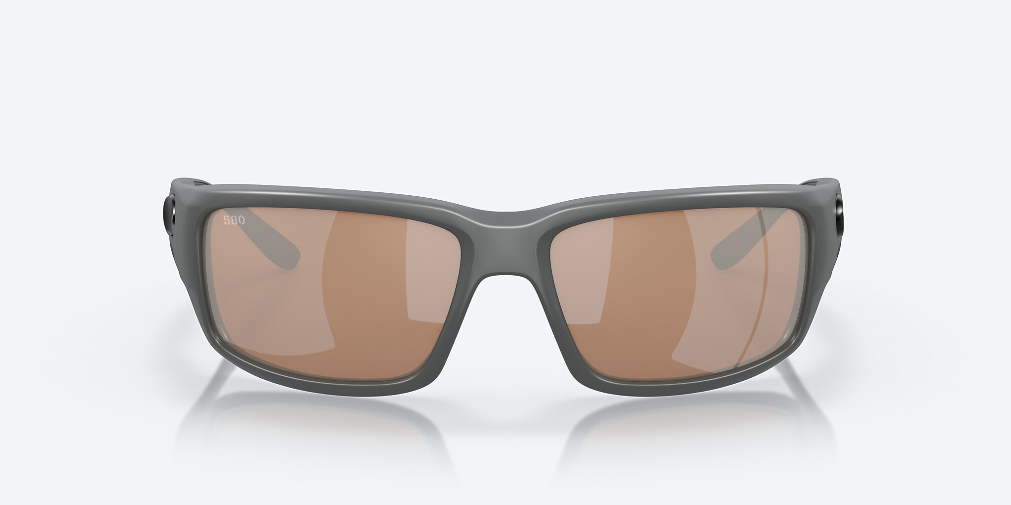 Lunettes de soleil Costa Fantail M (59-14) avec Cuivre argenté verre et Gris mat monture Image 2 de 7