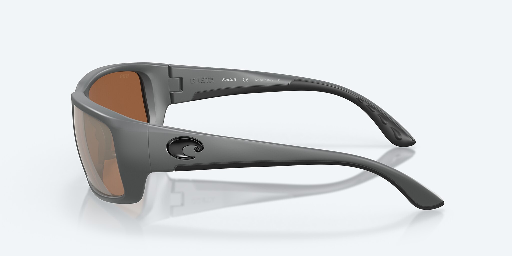 Lunettes de soleil Costa Fantail M (59-14) avec Cuivre argenté verre et Gris mat monture Image 3 de 7