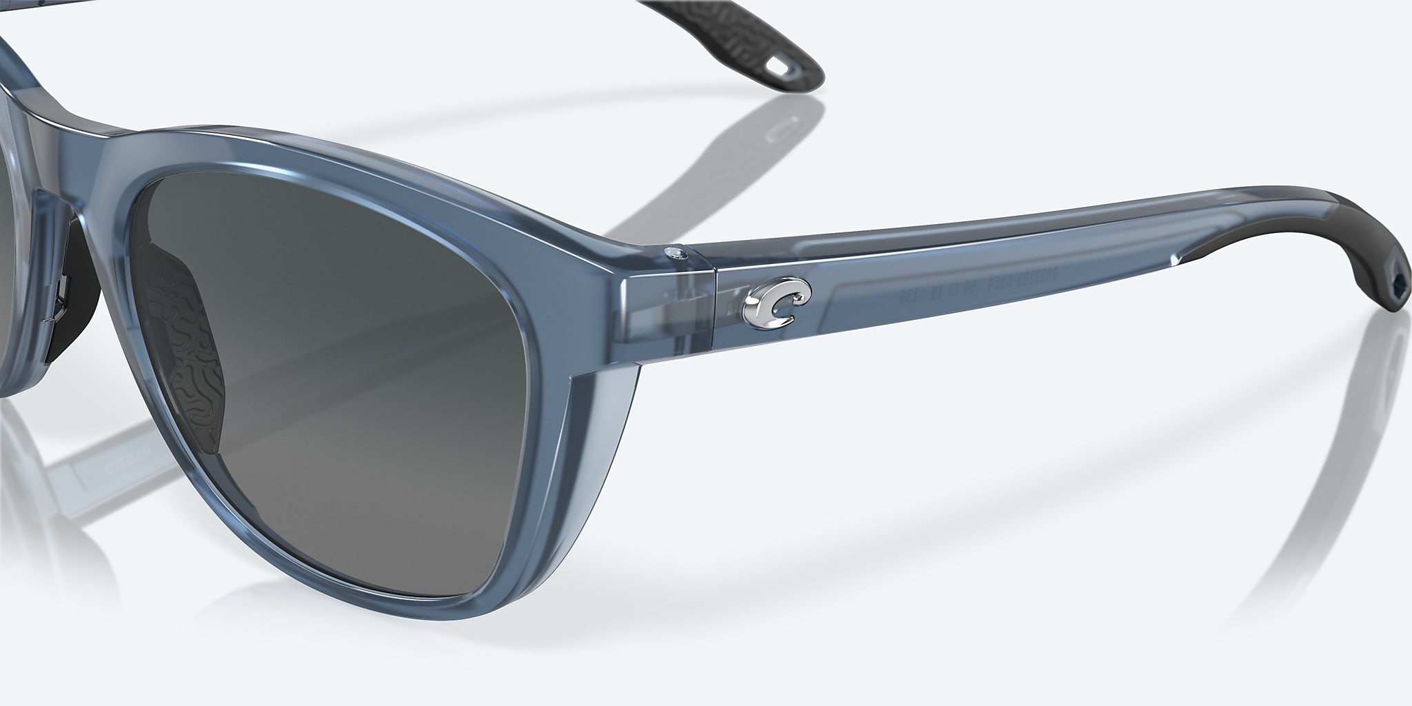 Sunglasses Costa Aleta L (54-19) with Gray Gradient lens and Blue Foam frame Image 6 of 7 Sunglasses Costa Aleta L (54-19) with Gray Gradient lens and Blue Foam frame Image 6 of 7