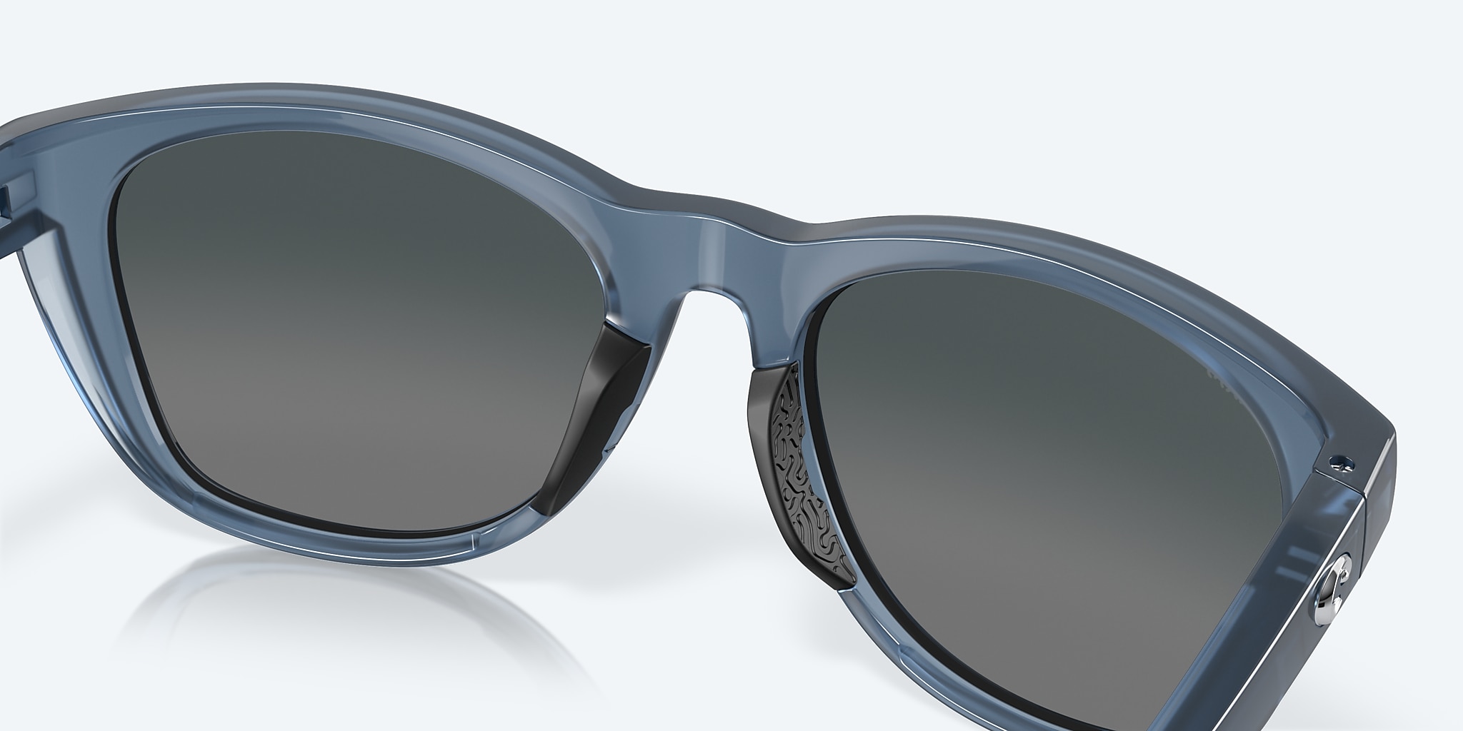 Sunglasses Costa Aleta L (54-19) with Gray Gradient lens and Blue Foam frame Image 7 of 7 Sunglasses Costa Aleta L (54-19) with Gray Gradient lens and Blue Foam frame Image 7 of 7
