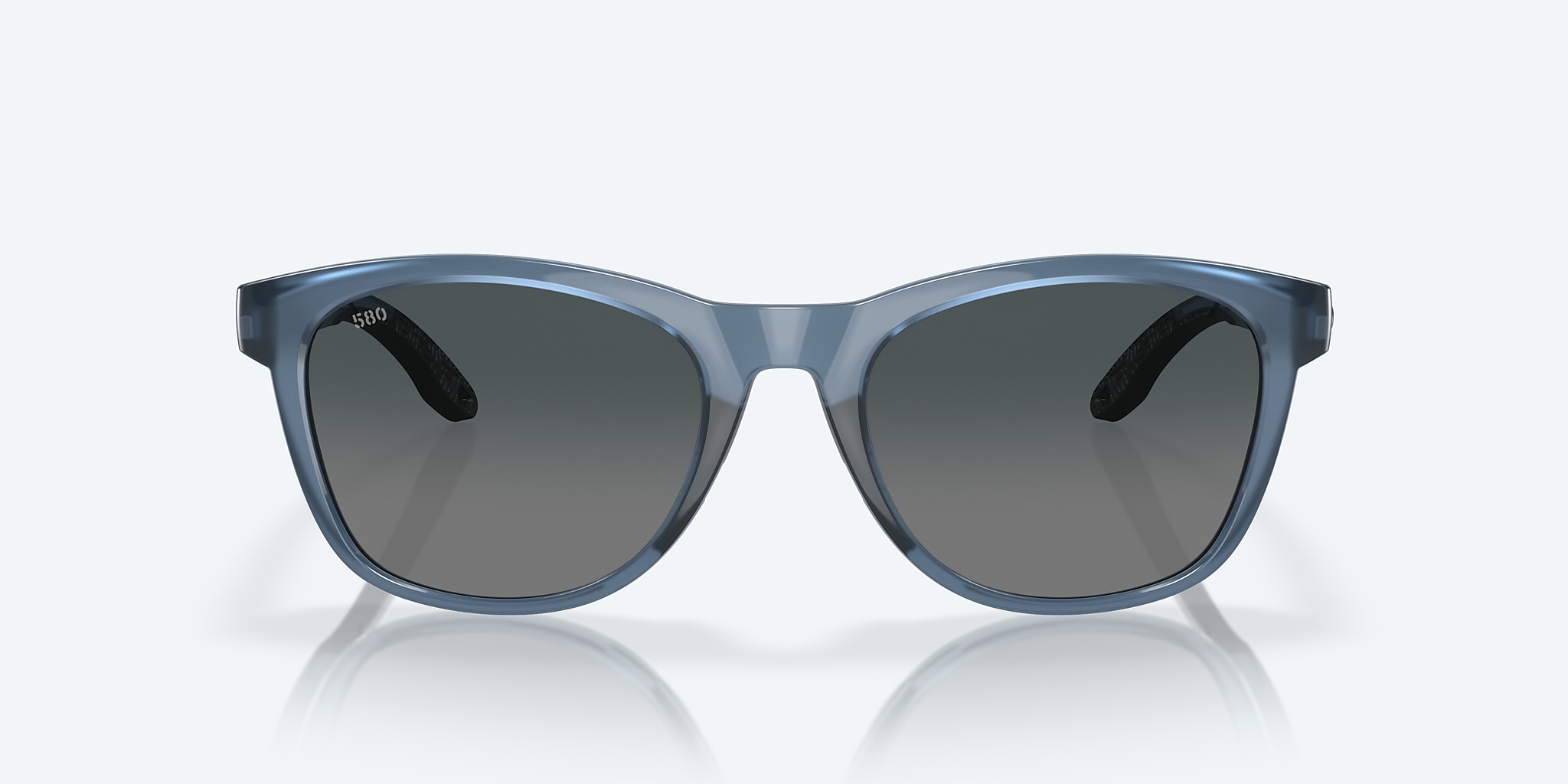 Sunglasses Costa Aleta L (54-19) with Gray Gradient lens and Blue Foam frame Image 2 of 7 Sunglasses Costa Aleta L (54-19) with Gray Gradient lens and Blue Foam frame Image 2 of 7