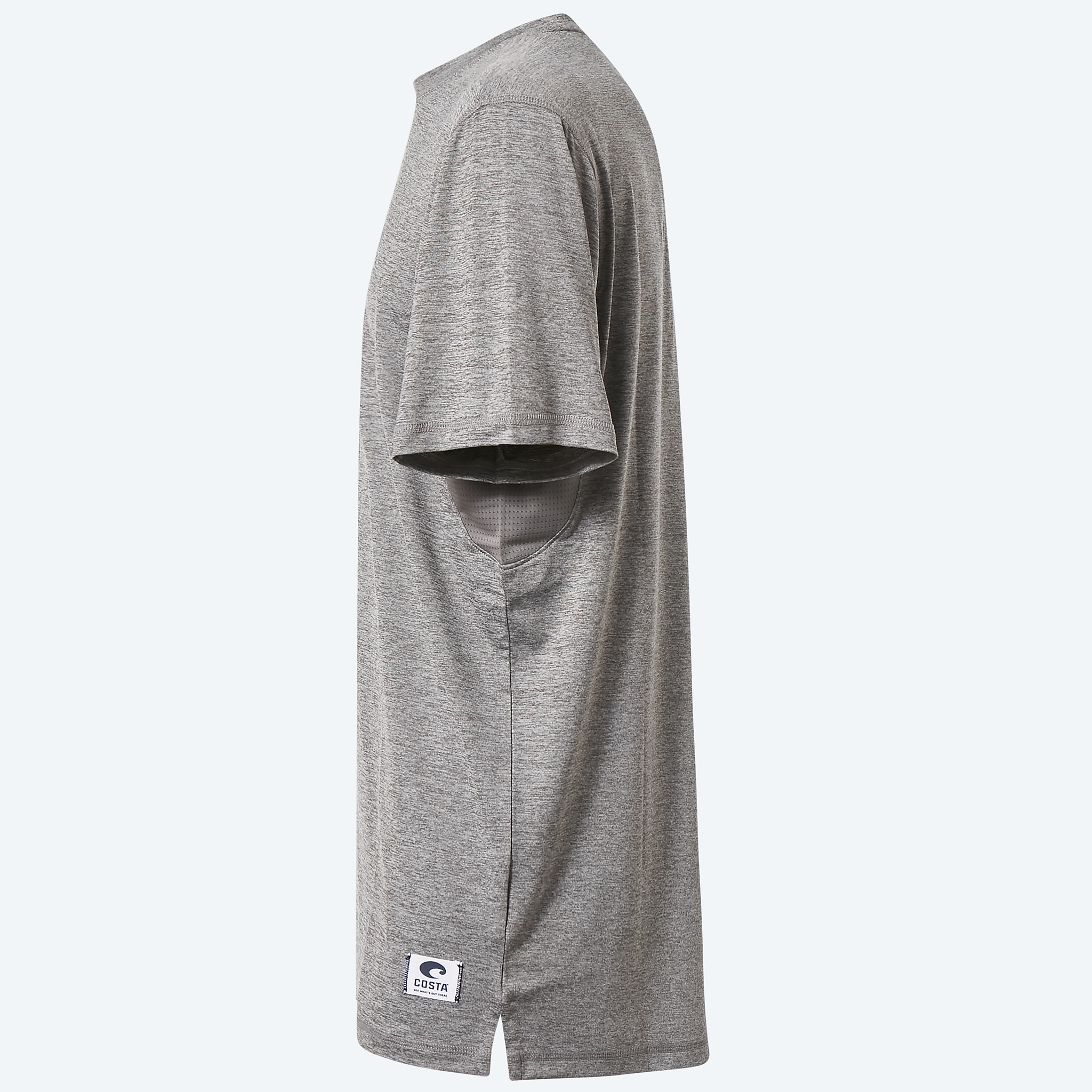 Apparel Storm Gray Costa SS Voyager Performance Shirt Image 3 of 3 Apparel Storm Gray Costa SS Voyager Performance Shirt Image 3 of 3