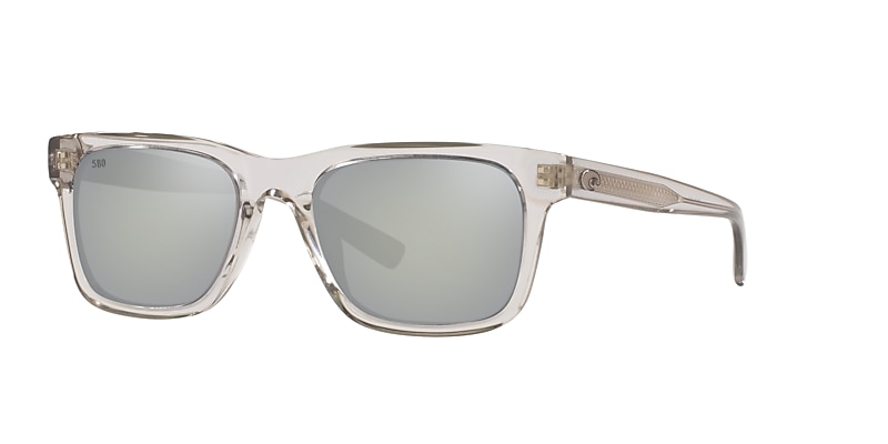 Tybee Polarized Sunglasses in Gray Silver Mirror | Costa Del