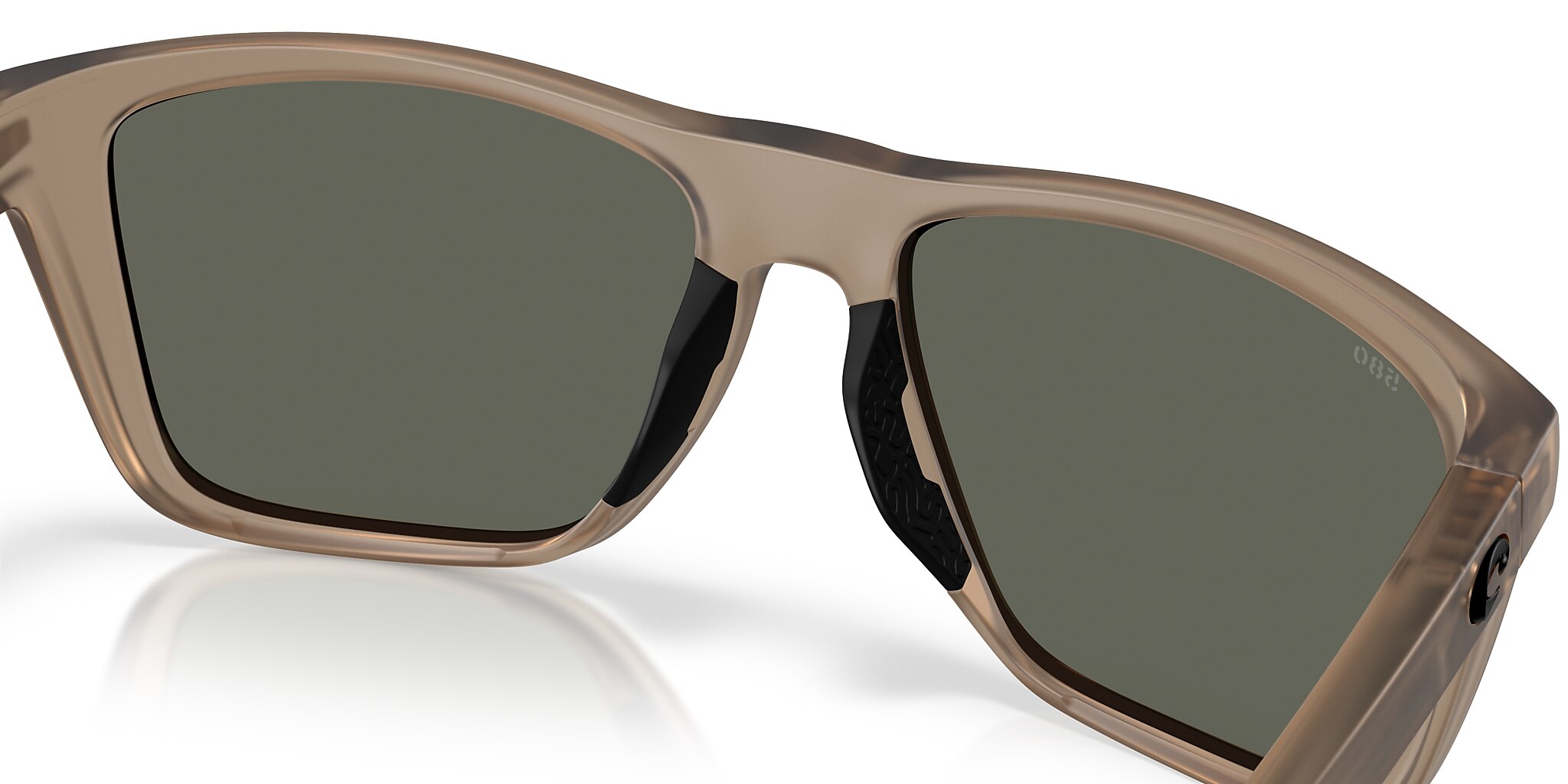 Costa Mainsail XL XXL (59-18) with Gray lenses and Matte Brown