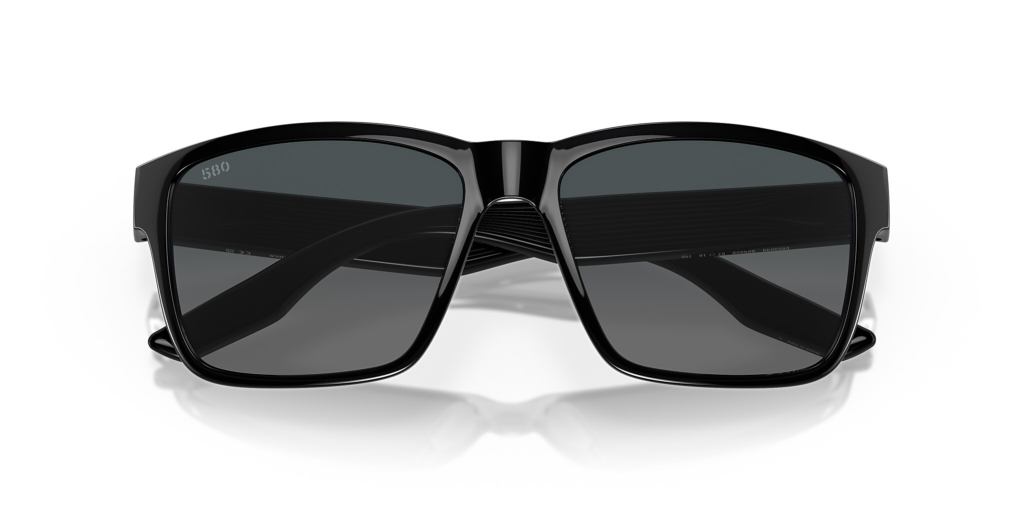 Costa Paunch XL (57-16) with Gray Gradient lenses and Black frame