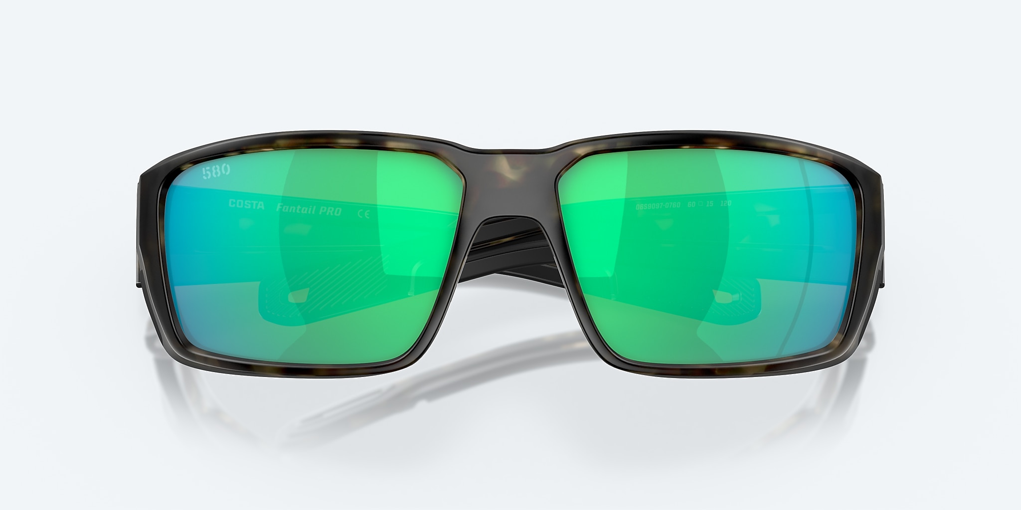 Sunglasses Costa Fantail PRO L (60-15) with Green Mirror lens and Matte Wetlands frame Image 5 of 8 Sunglasses Costa Fantail PRO L (60-15) with Green Mirror lens and Matte Wetlands frame Image 5 of 8