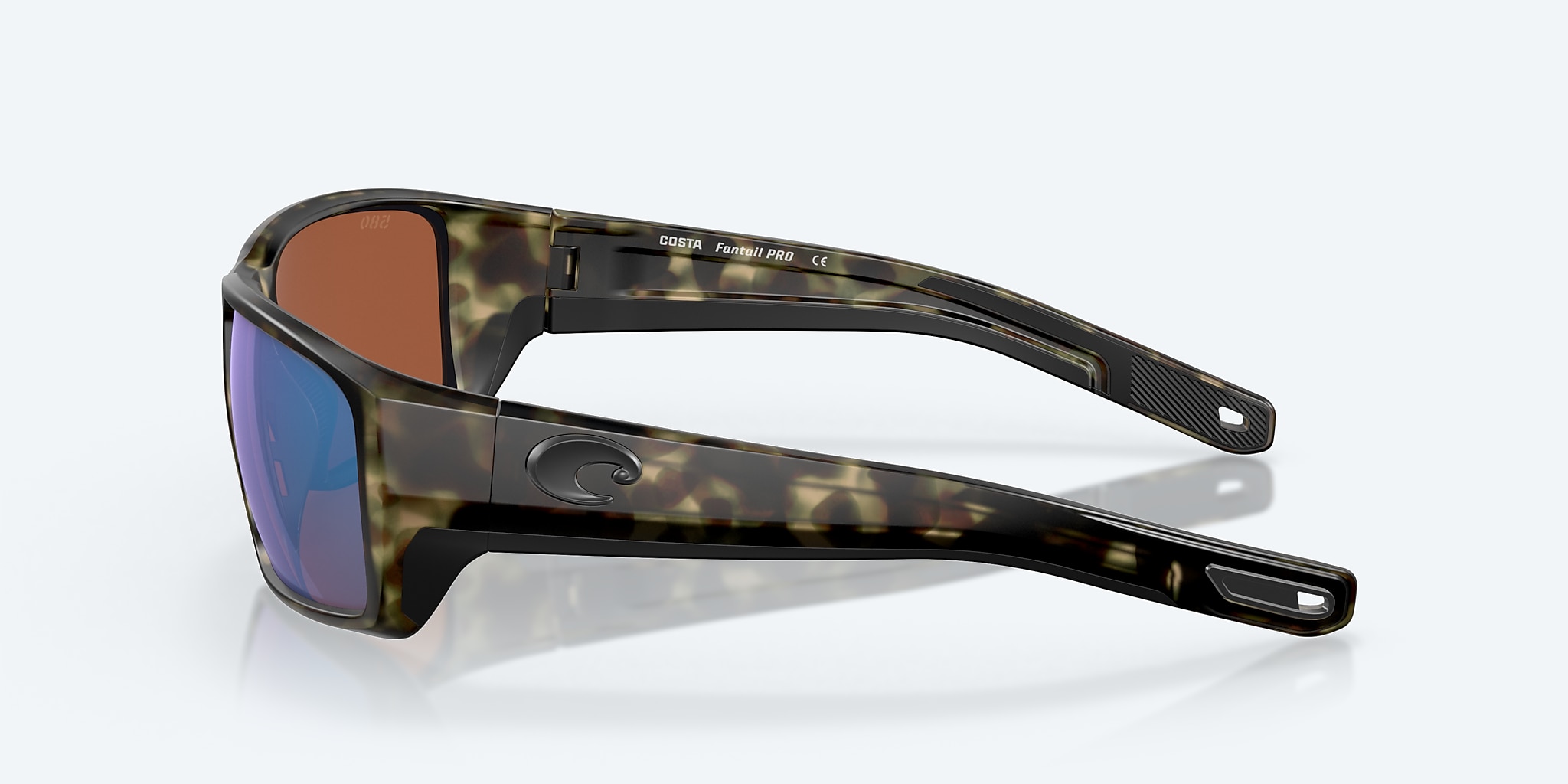 Sunglasses Costa Fantail PRO L (60-15) with Green Mirror lens and Matte Wetlands frame Image 3 of 8 Sunglasses Costa Fantail PRO L (60-15) with Green Mirror lens and Matte Wetlands frame Image 3 of 8