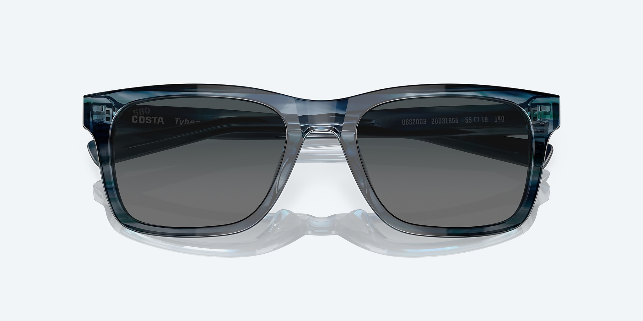 Lunettes de soleil Costa Tybee M (55-19) avec Dégradé Gris verre et Ocean Currents monture Image 5 de 7 Lunettes de soleil Costa Tybee M (55-19) avec Dégradé Gris verre et Ocean Currents monture Image 5 de 7