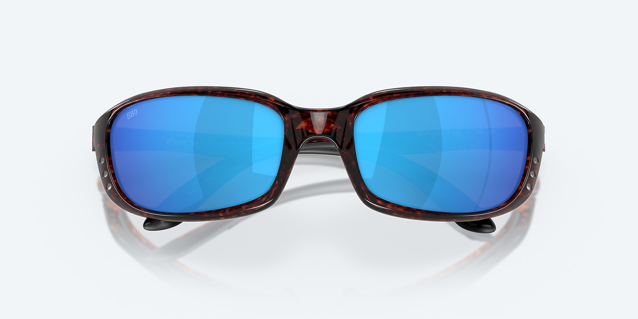 Sunglasses Costa Brine S (59-18) with Blue Mirror lens and Tortoise frame Image 5 of 7 Sunglasses Costa Brine S (59-18) with Blue Mirror lens and Tortoise frame Image 5 of 7