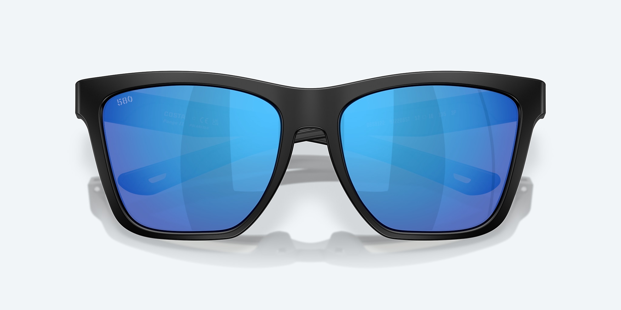 Sunglasses Costa Panga II XL (57-16) with Blue Mirror lens and Matte Black frame Image 5 of 9 Sunglasses Costa Panga II XL (57-16) with Blue Mirror lens and Matte Black frame Image 5 of 9