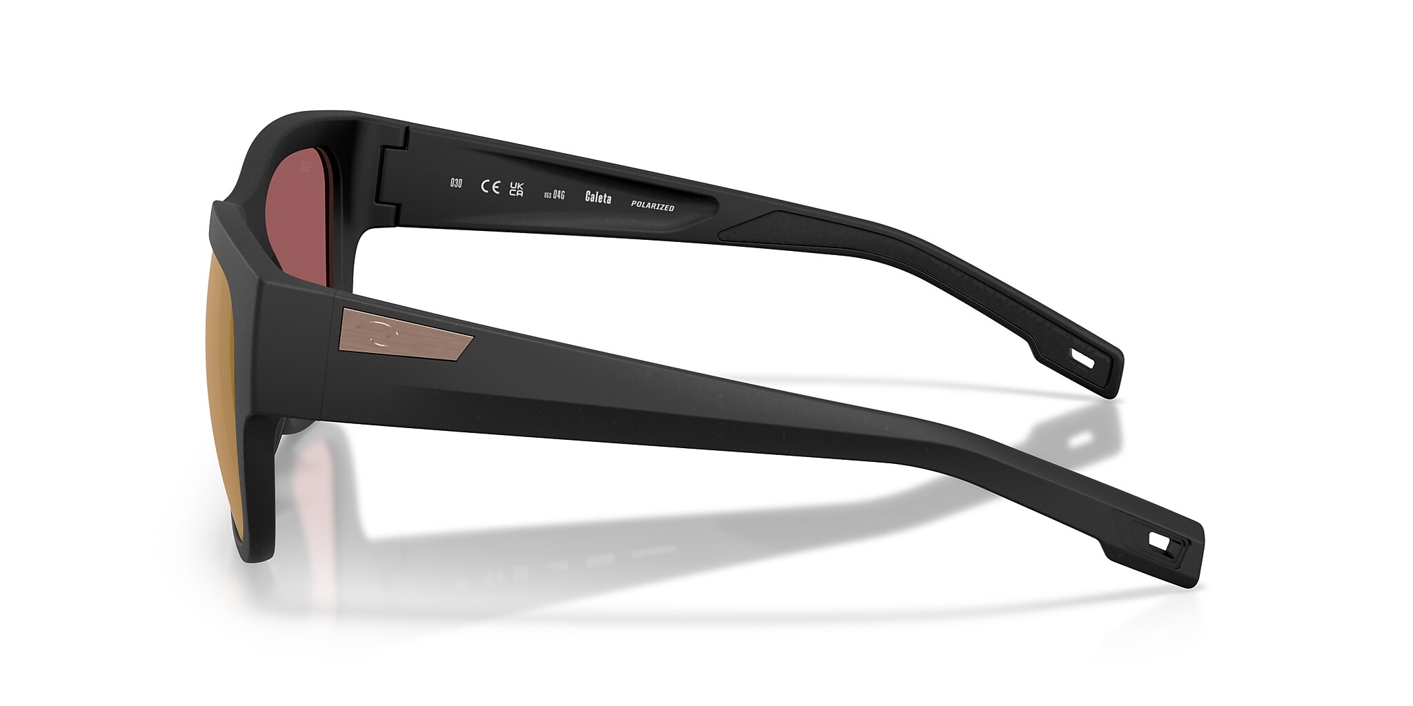 Costa Caleta XL (55-19) with Gold Mirror lenses and Netplus Black