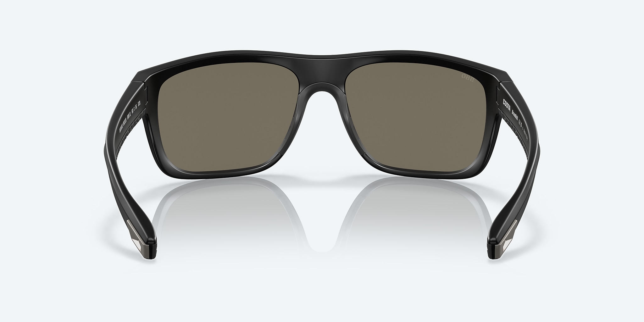 Sunglasses Costa Broadbill L (60-16) with Blue Mirror lens and Matte Black frame Image 4 of 7