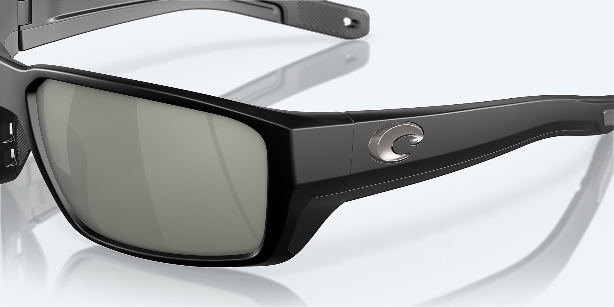 Sunglasses Costa Fantail PRO L (60-15) with Gray Silver Mirror lens and Matte Black frame Image 6 of 8 Sunglasses Costa Fantail PRO L (60-15) with Gray Silver Mirror lens and Matte Black frame Image 6 of 8