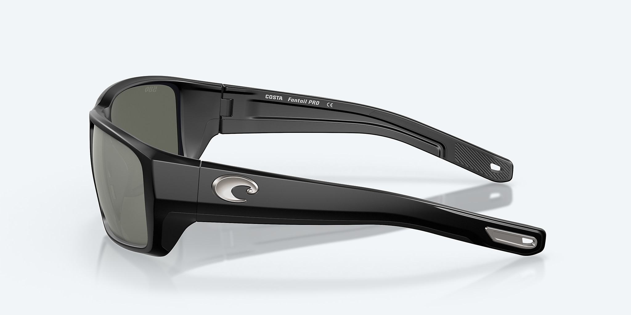 Sunglasses Costa Fantail PRO L (60-15) with Gray Silver Mirror lens and Matte Black frame Image 3 of 8 Sunglasses Costa Fantail PRO L (60-15) with Gray Silver Mirror lens and Matte Black frame Image 3 of 8