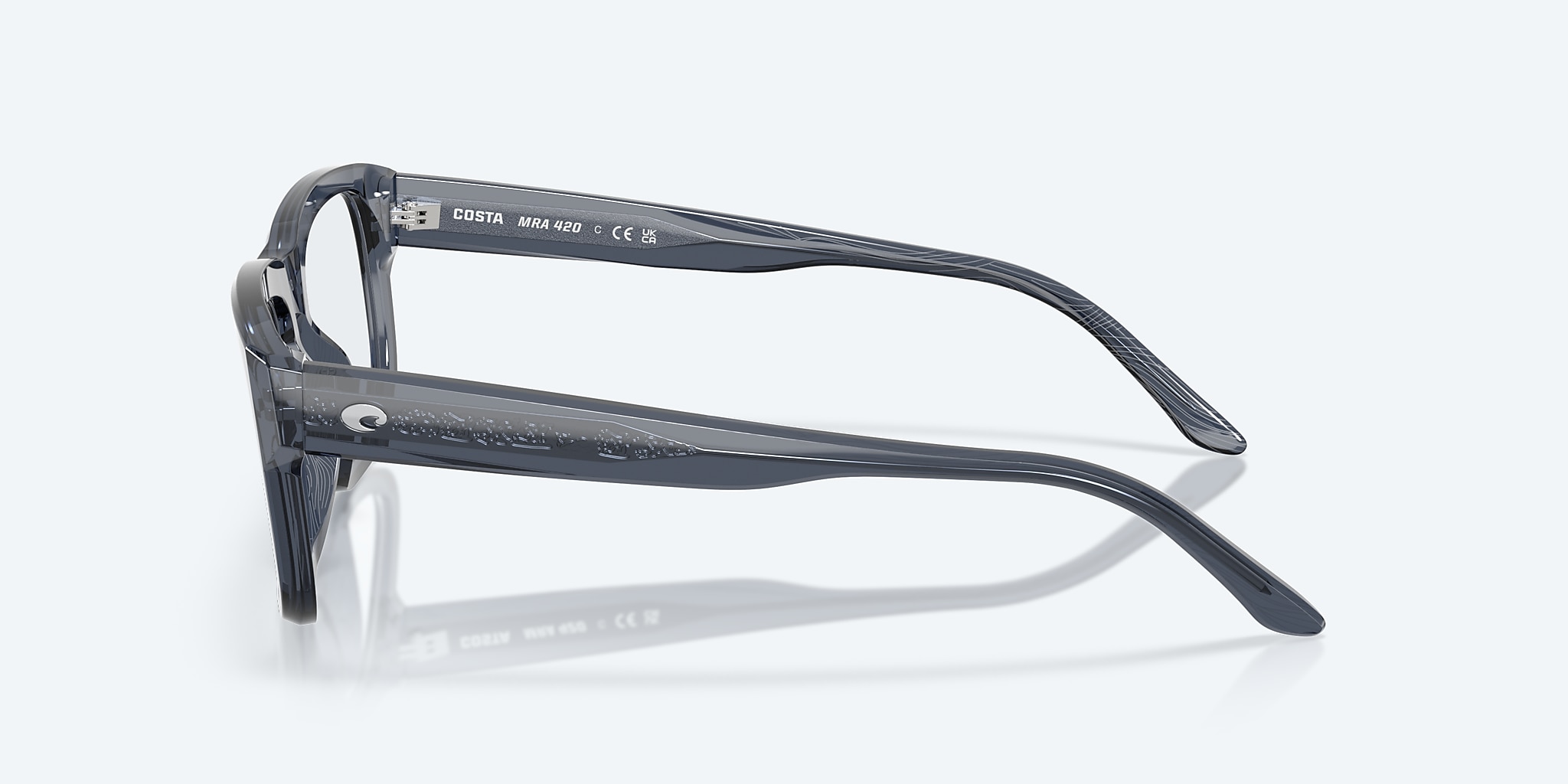 Eyeglasses Costa Mariana Trench 420 S (52-18) with Demo Lens lens and Abyss Blue frame Image 3 of 7 Eyeglasses Costa Mariana Trench 420 S (52-18) with Demo Lens lens and Abyss Blue frame Image 3 of 7