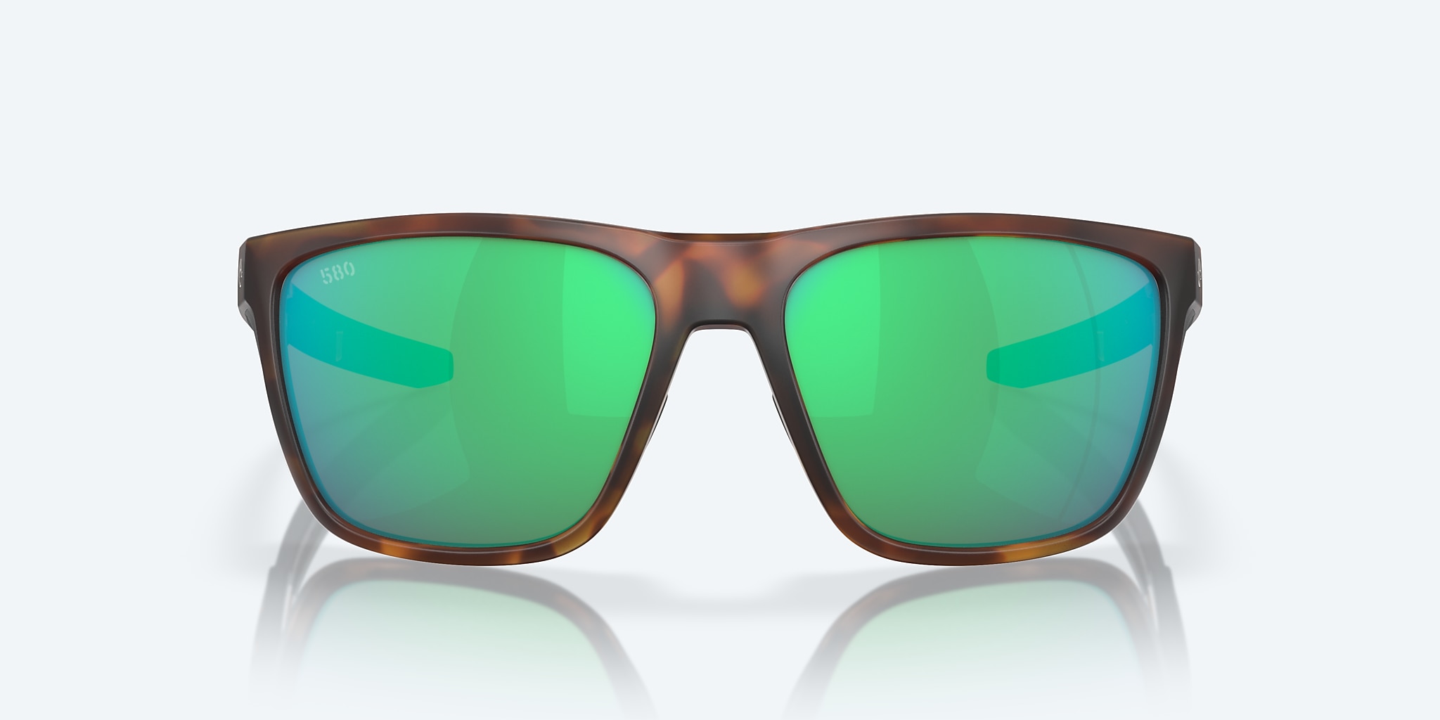 Sunglasses Costa Ferg L (59-16) with Green Mirror lens and Matte Tortoise frame Image 2 of 7 Sunglasses Costa Ferg L (59-16) with Green Mirror lens and Matte Tortoise frame Image 2 of 7