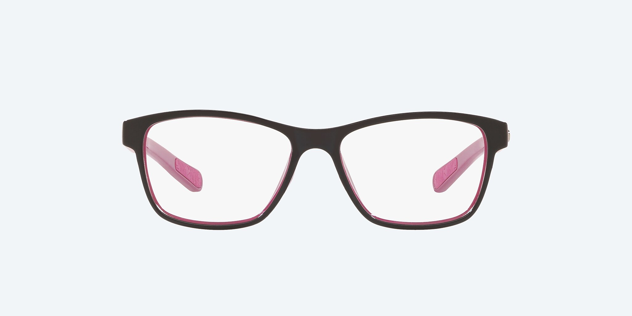 Eyeglasses Costa Ocean Ridge 110 XXS (50-15) with DEMO LENS lens and Shiny Black / Pink / Purple frame Image 2 of 4