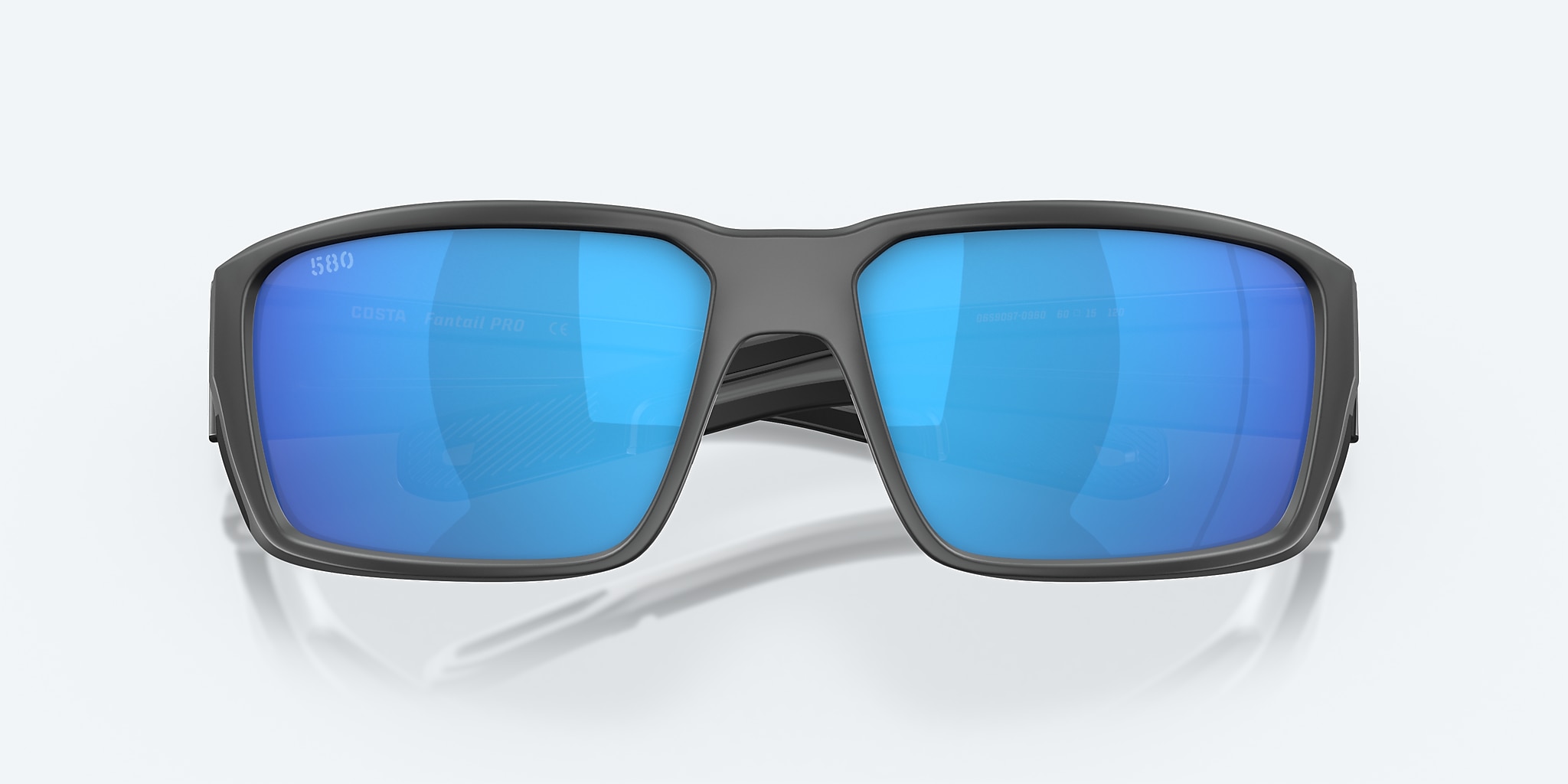 Sunglasses Costa Fantail PRO L (60-15) with Blue Mirror lens and Matte Gray frame Image 5 of 8 Sunglasses Costa Fantail PRO L (60-15) with Blue Mirror lens and Matte Gray frame Image 5 of 8