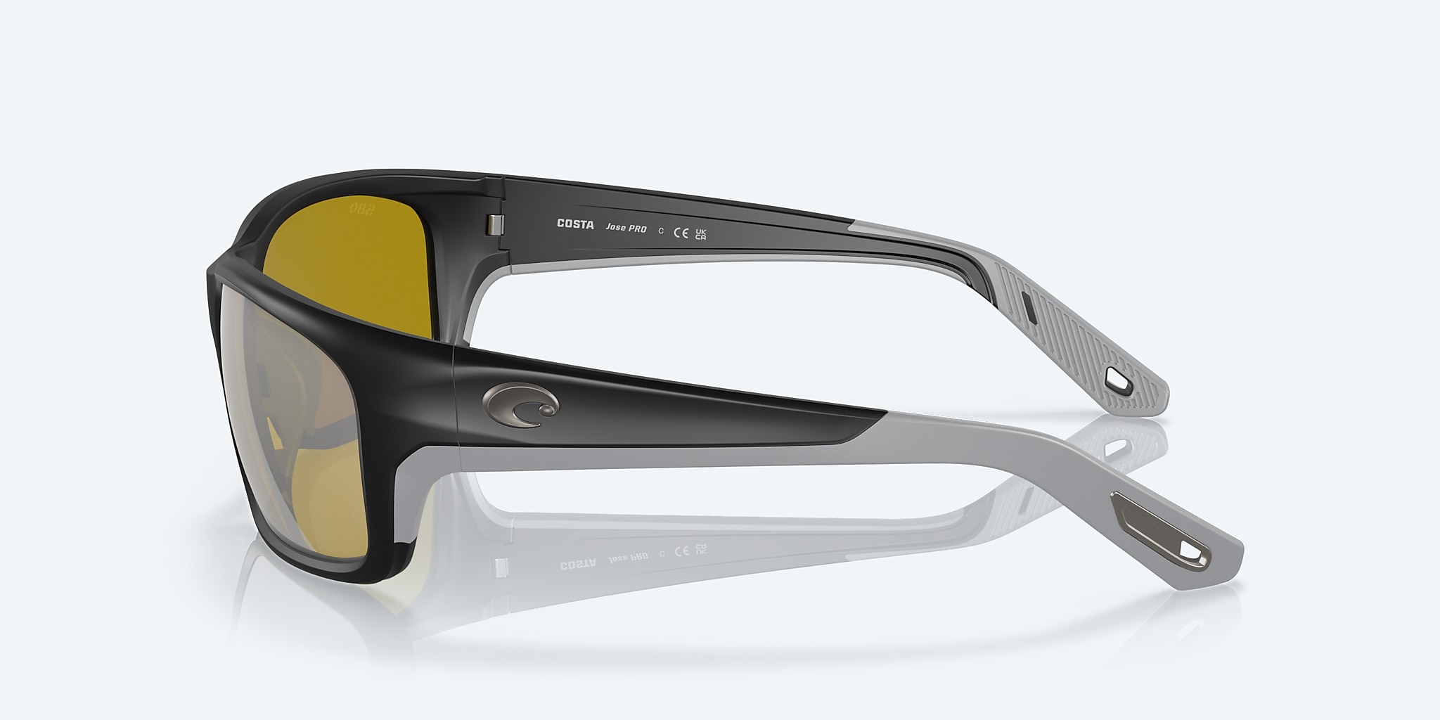 Sunglasses Costa Jose PRO L (62-16) with Sunrise Silver Mirror lens and Matte Black frame Image 3 of 7 Sunglasses Costa Jose PRO L (62-16) with Sunrise Silver Mirror lens and Matte Black frame Image 3 of 7