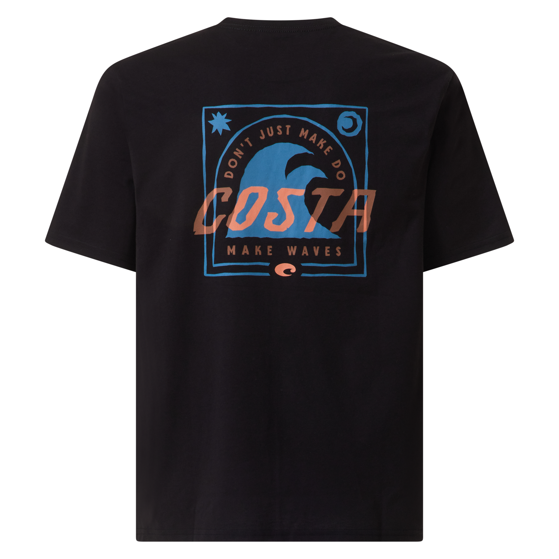 Costa Del Mar Men's Make Waves Short Sleeve T-Shirt, Medium, Black