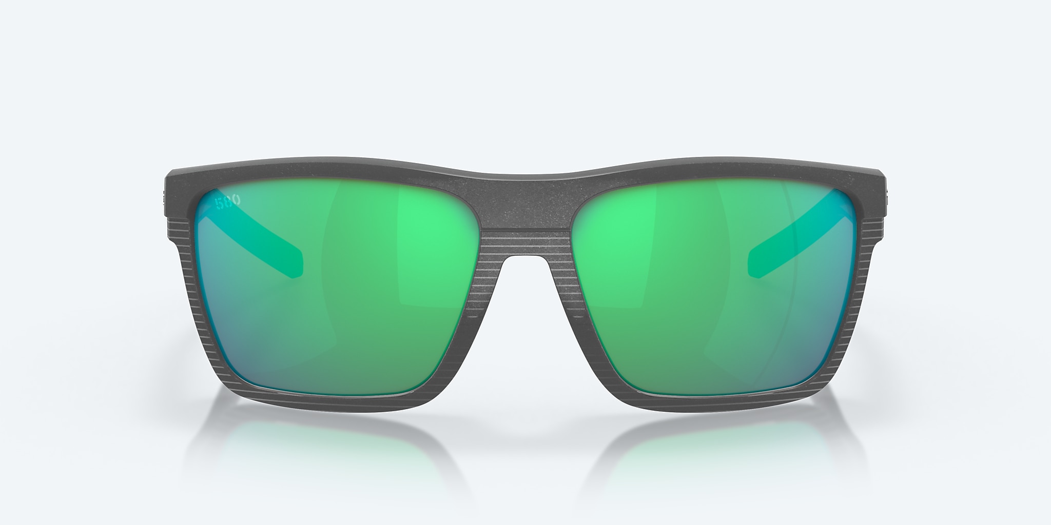 Sunglasses Costa Pargo L (61-17) with Green Mirror lens and Dark Gray frame Image 2 of 7 Sunglasses Costa Pargo L (61-17) with Green Mirror lens and Dark Gray frame Image 2 of 7