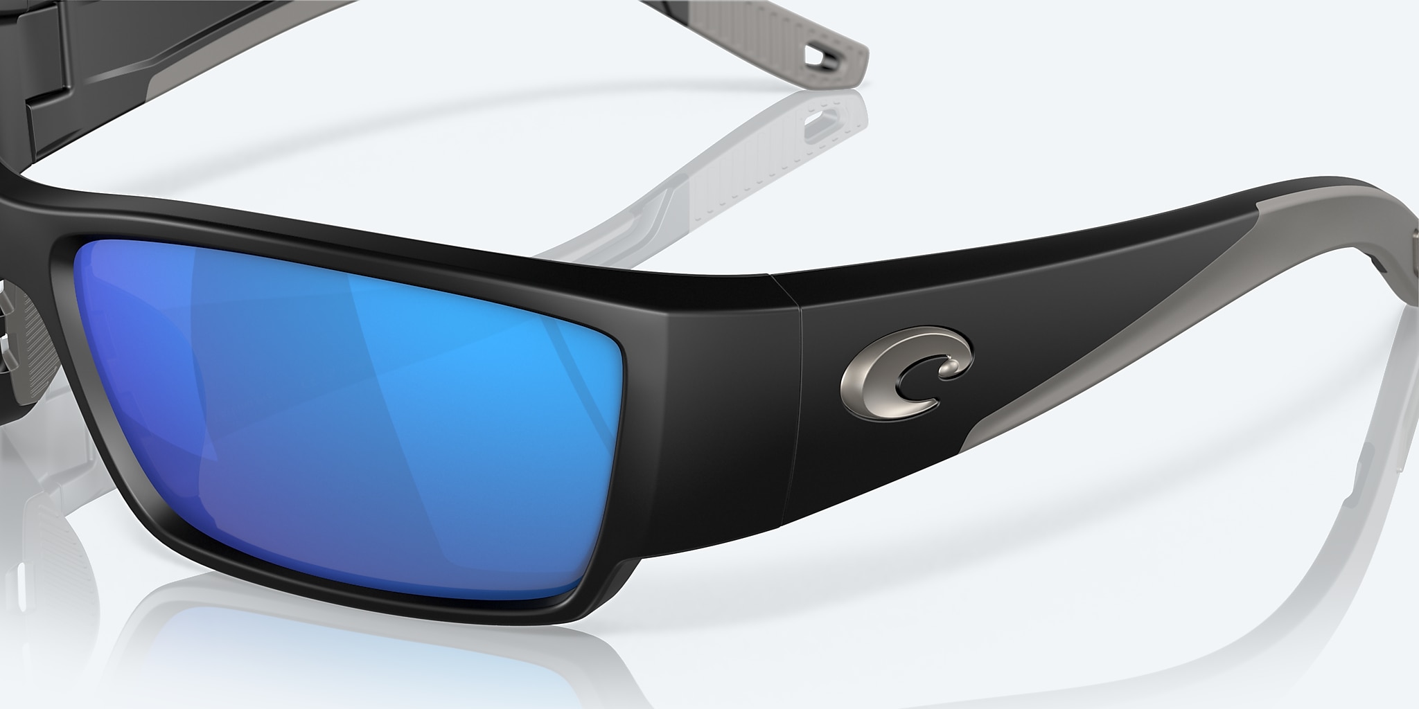 Sunglasses Costa Corbina PRO XL (61-18) with Blue Mirror lens and Matte Black frame Image 6 of 7 Sunglasses Costa Corbina PRO XL (61-18) with Blue Mirror lens and Matte Black frame Image 6 of 7